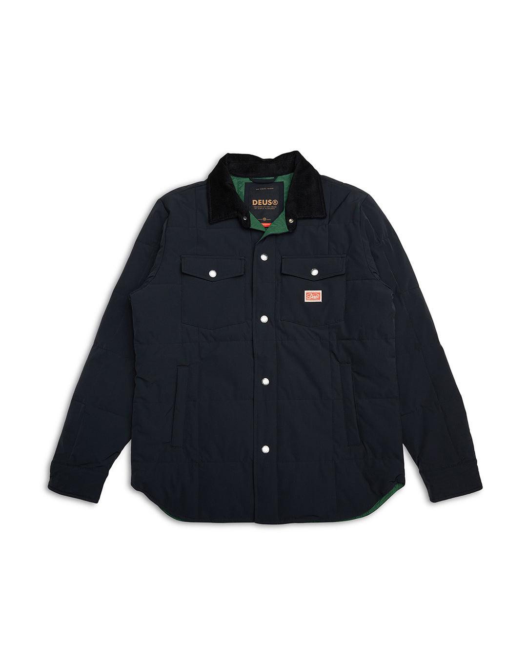Maxwell Padded Overshirt - Black Product Image