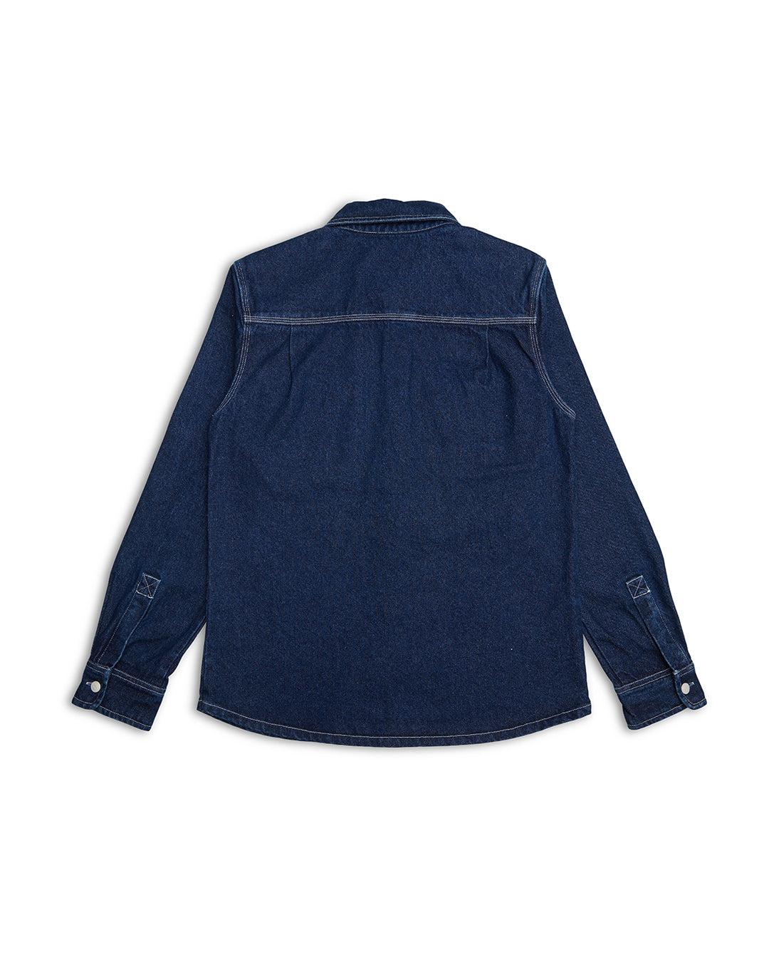 Vacay  Denim Shirt - Blue Indigo Product Image