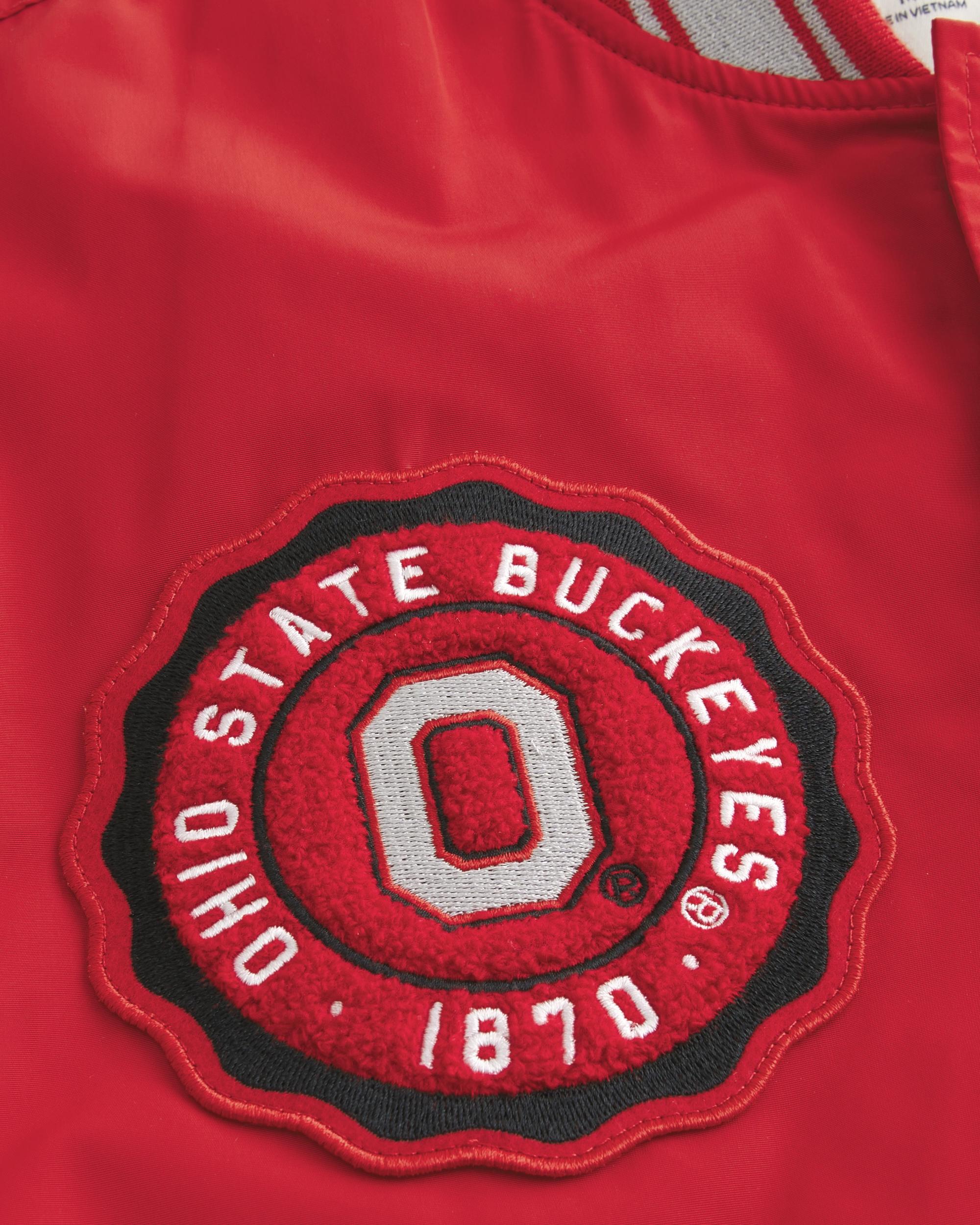Ohio State Buckeyes Graphic Bomber Jacket Product Image
