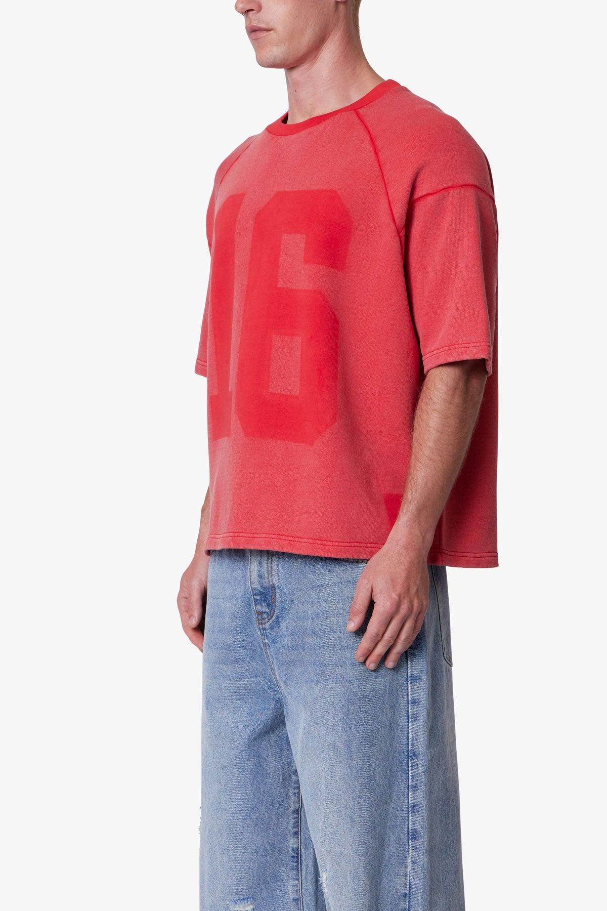 Vintage Terry Jersey Shirt - Red Product Image