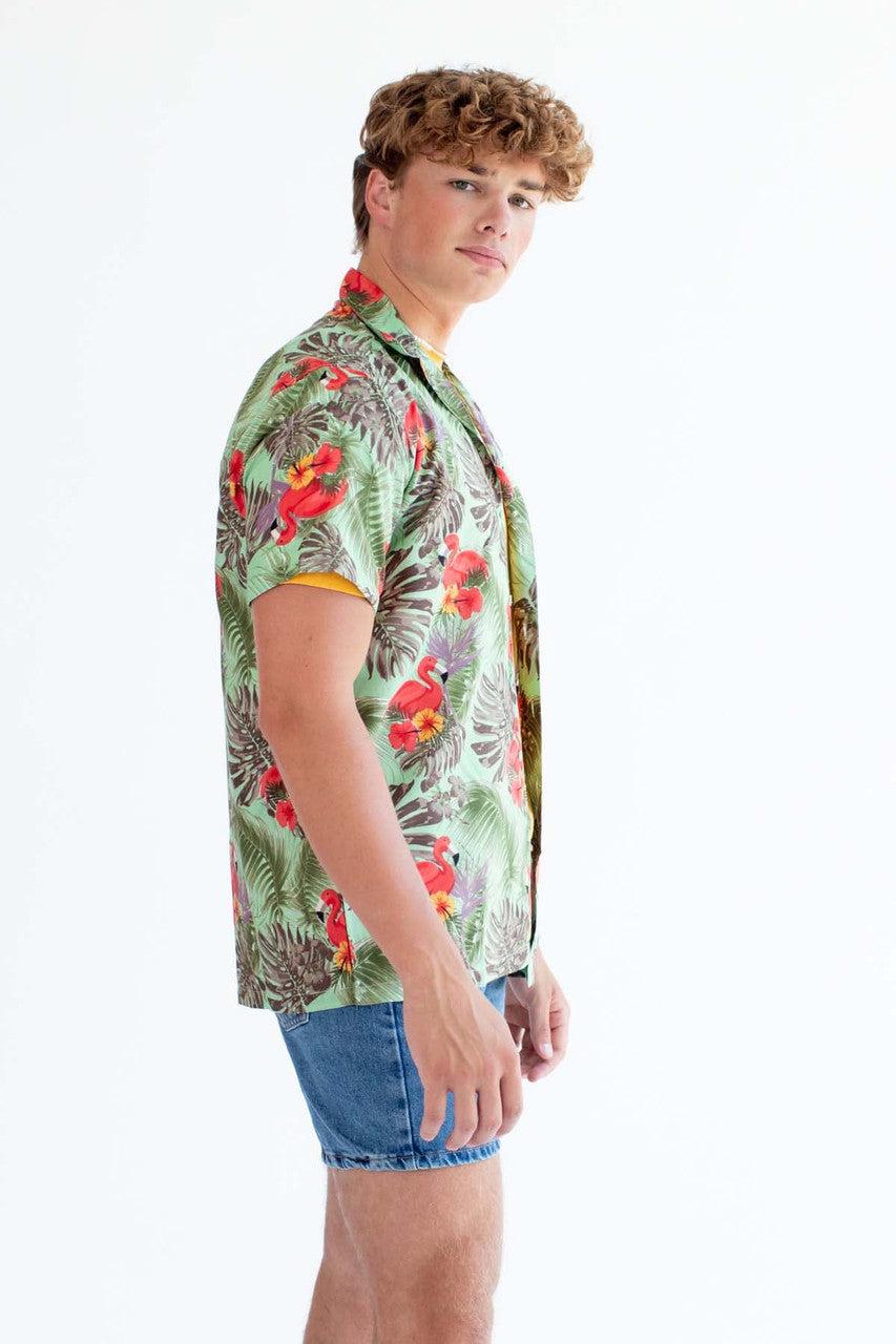 Flamingos Hawaiian Shirt Product Image