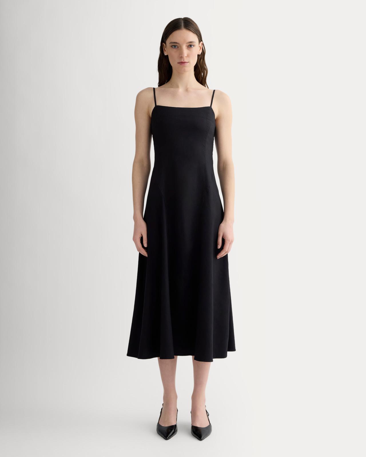 Womens Seamed Dress in Stretch Linen by Everlane Product Image