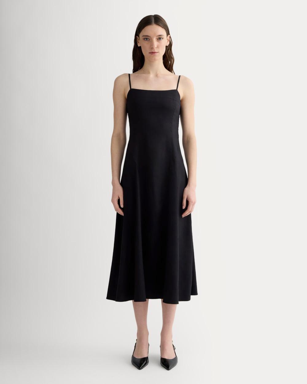 Womens Seamed Dress in Stretch Linen by Everlane Product Image