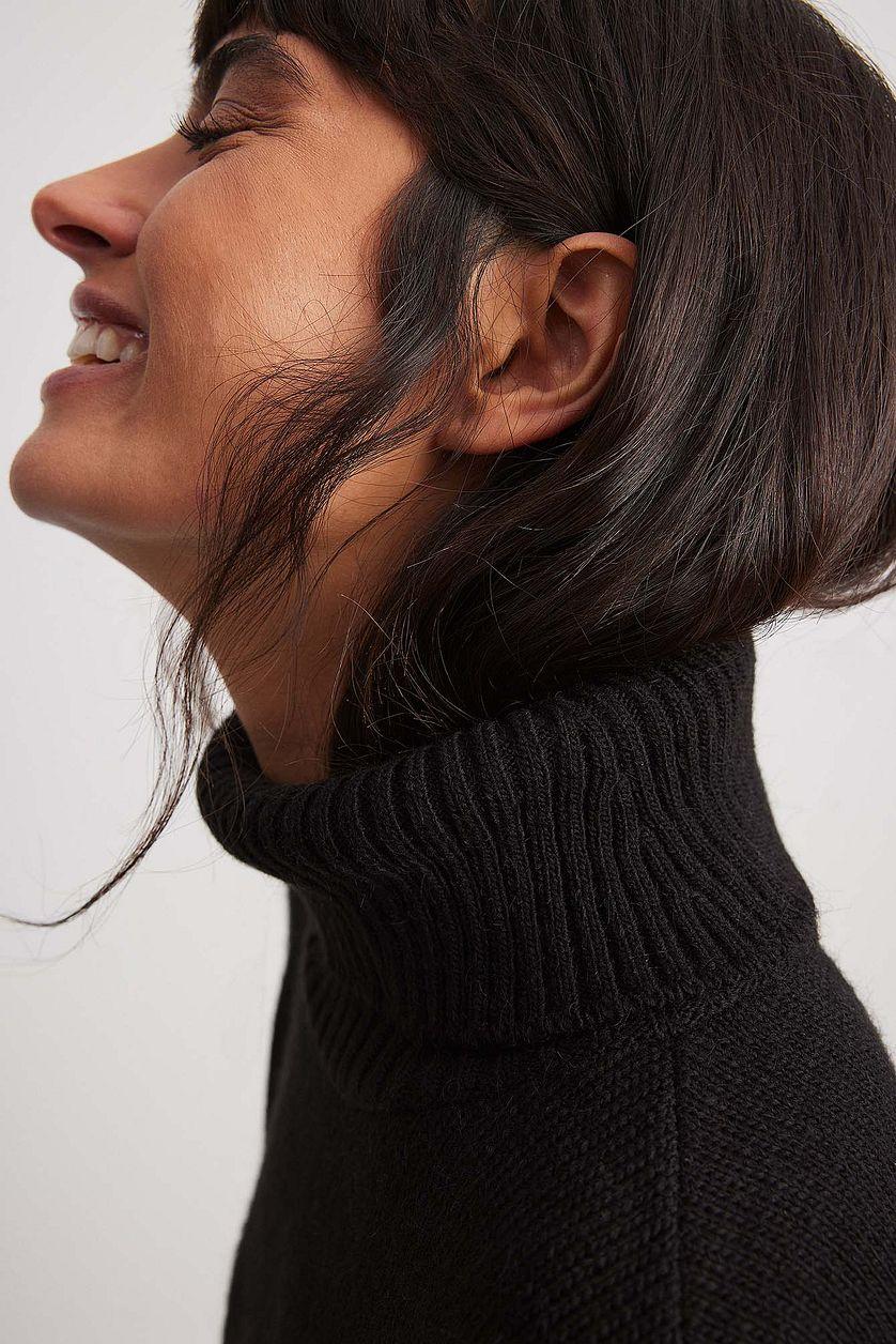 Knitted Oversized Midi Dress Product Image