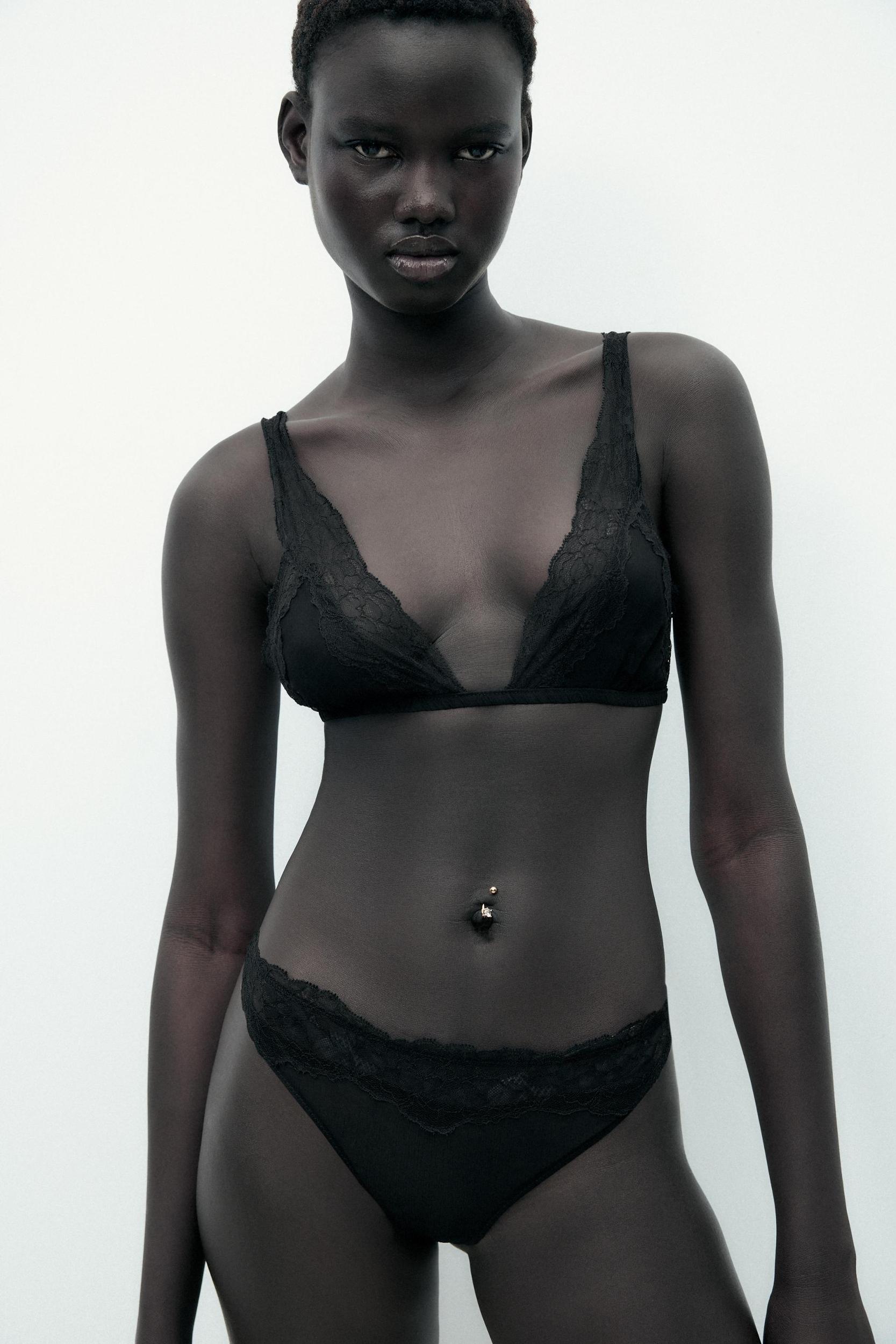 VISCOSE LACE THONG Product Image