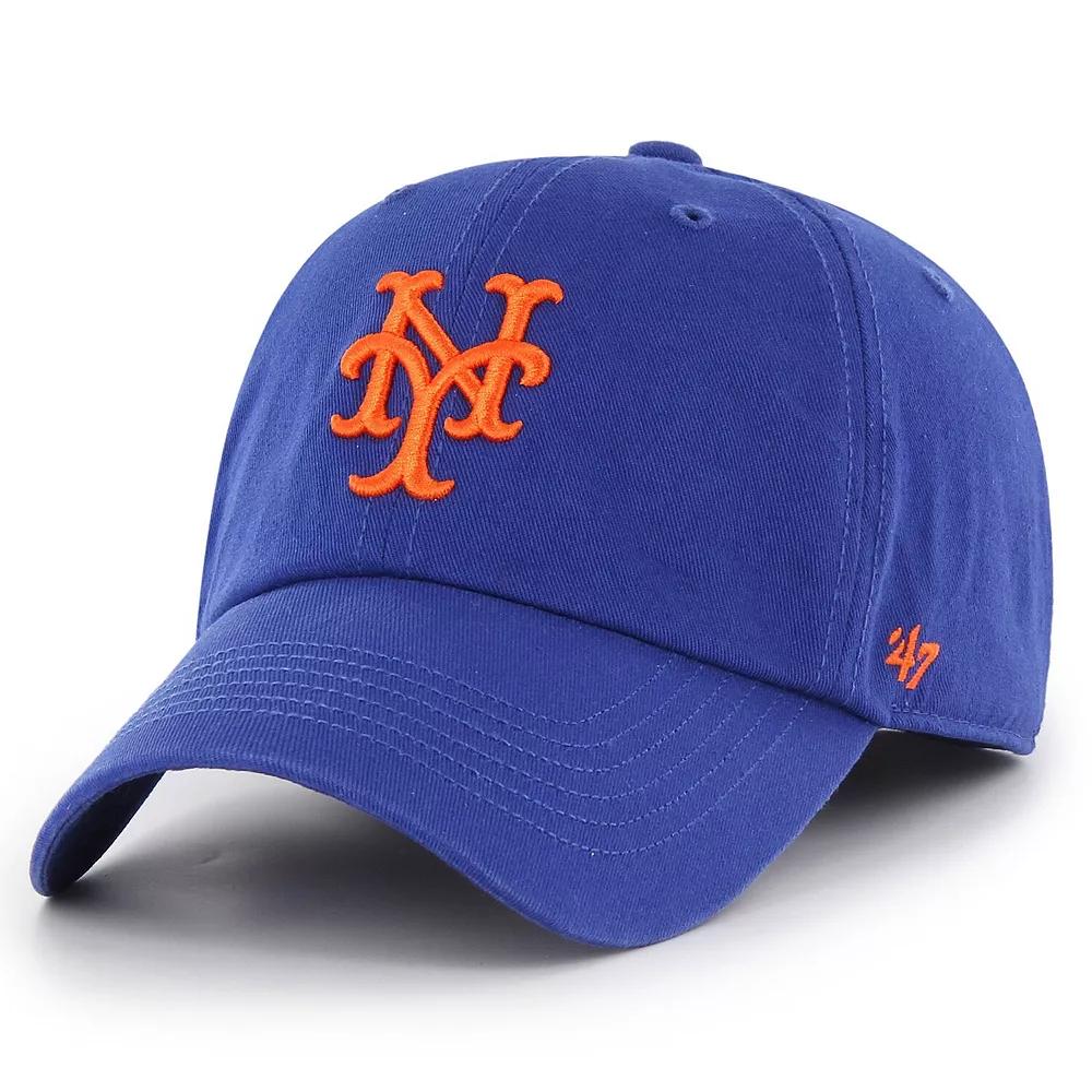 Men's '47 Royal New York Mets Cooperstown Collection Franchise Fitted Hat, Size: Medium, Blue Product Image