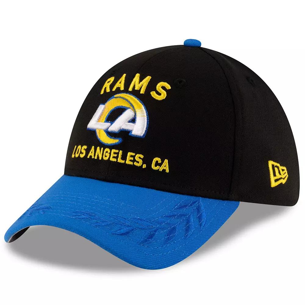 Men's New Era  Black/Royal Los Angeles Rams 2025 NFL Draft 39THIRTY Flex Hat, Size: Large/XL Product Image
