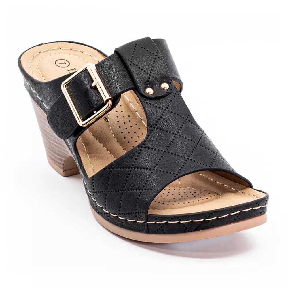 Henry Ferrera Party-200 Women's Dress Sandals, Size: 7.5, Black Product Image