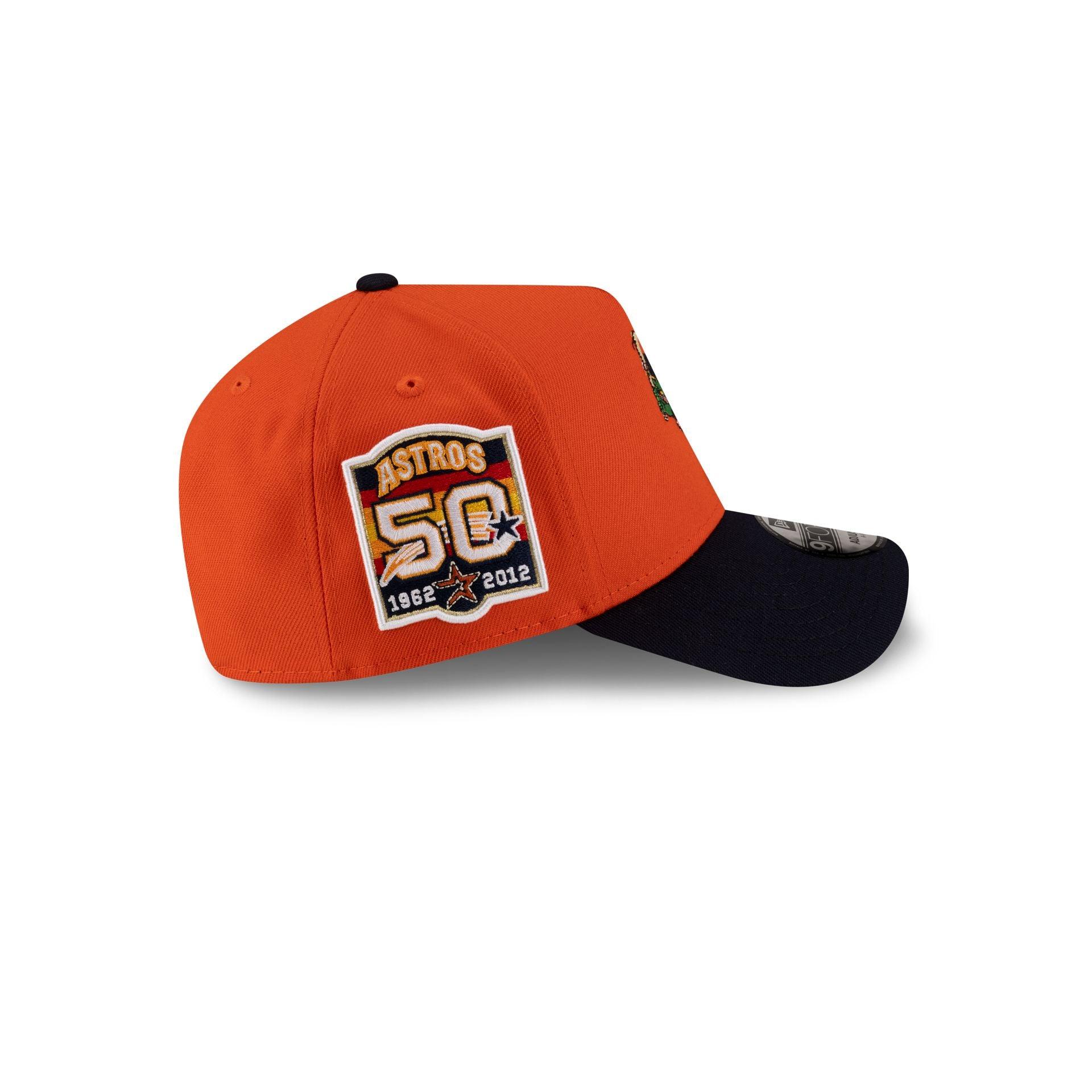 Houston Astros Mascot Orange 9FORTY A-Frame Snapback Hat Male Product Image