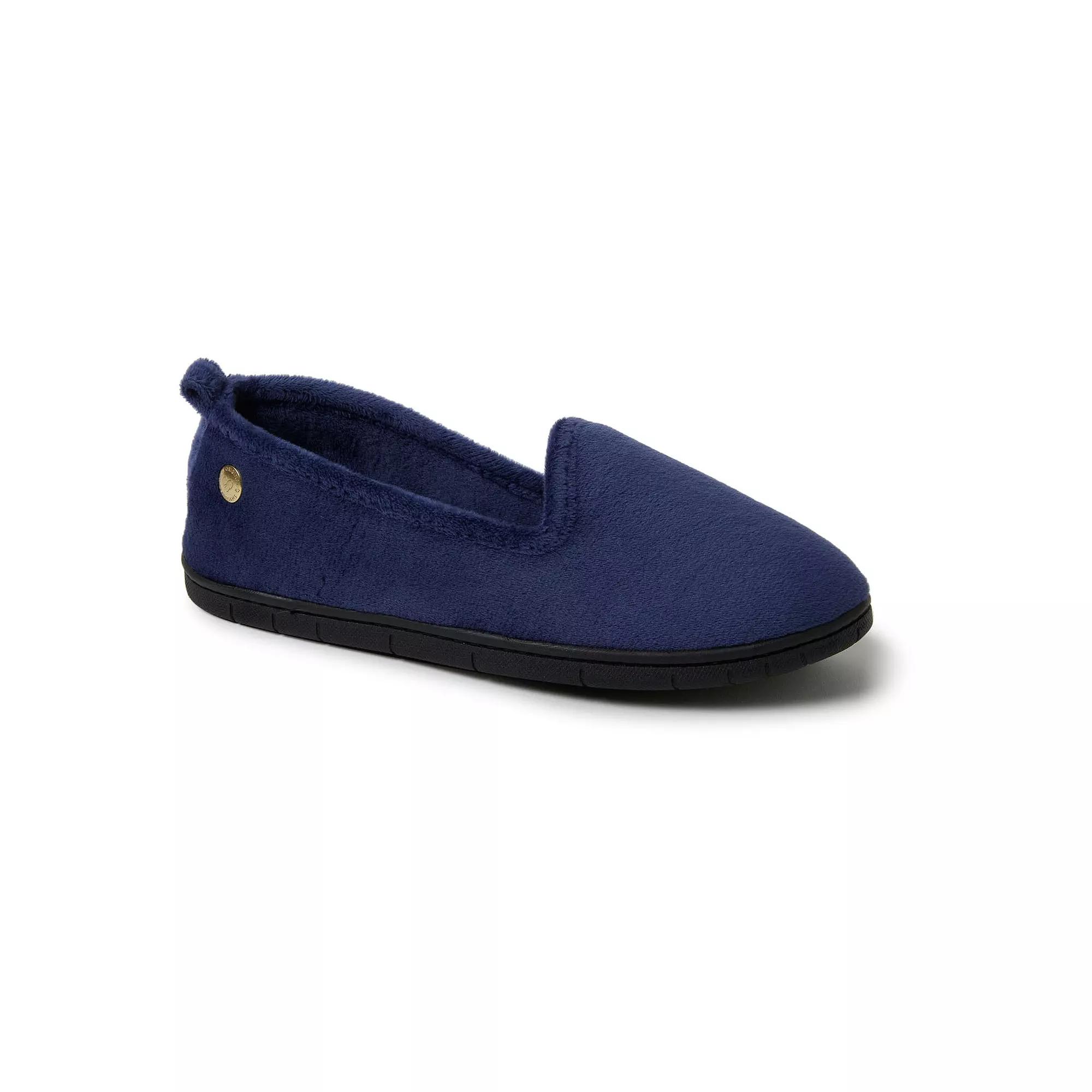 Dearfoams Rachel Velour Womens Closed Back Slippers Product Image