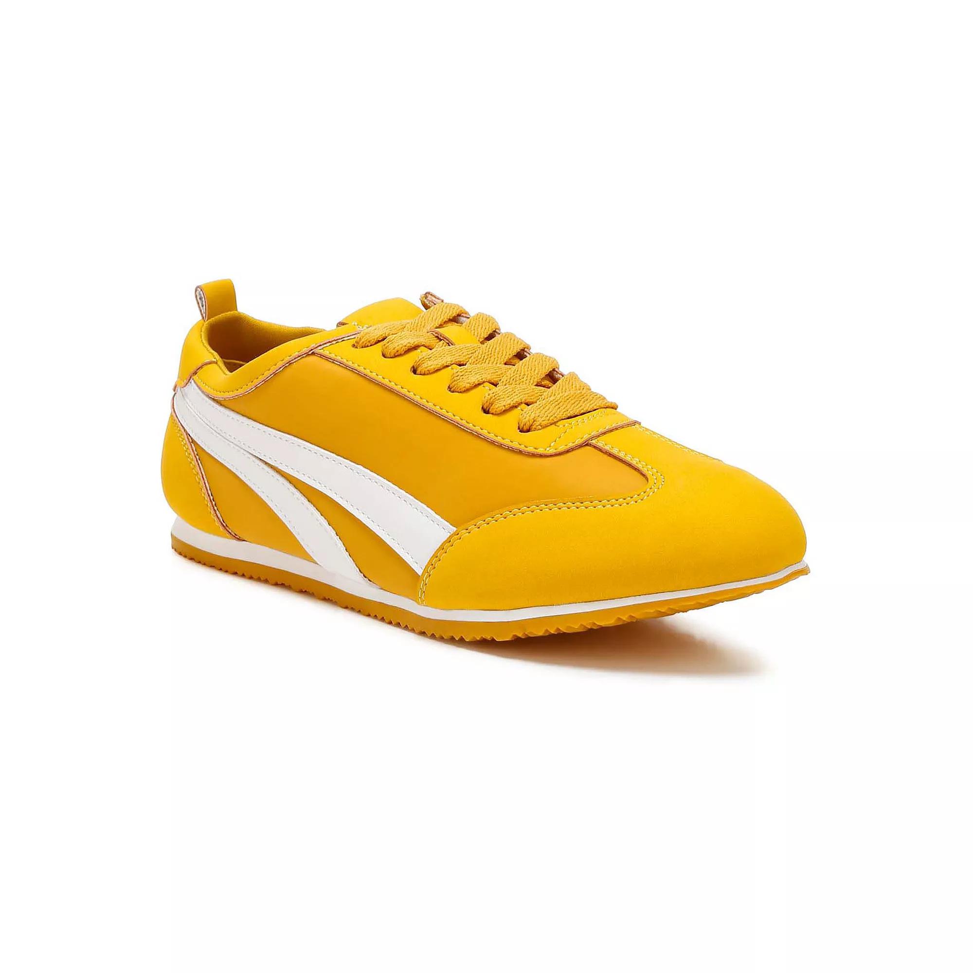 London Rag Montek Women's Metallic Lace-Up Sneakers,  Product Image