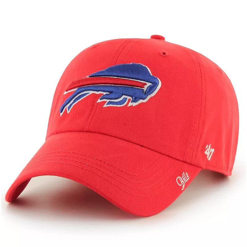 Women's '47 Red Buffalo Bills Miata Clean Up Secondary Adjustable Hat Product Image