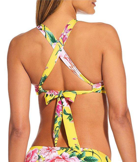 Gibson & Latimer Milan Floral Garden Classic Hipster Swim Bottom Product Image