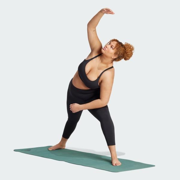 adidas All Me 7/8 Leggings (Plus Size) Core Black 3X Womens Product Image