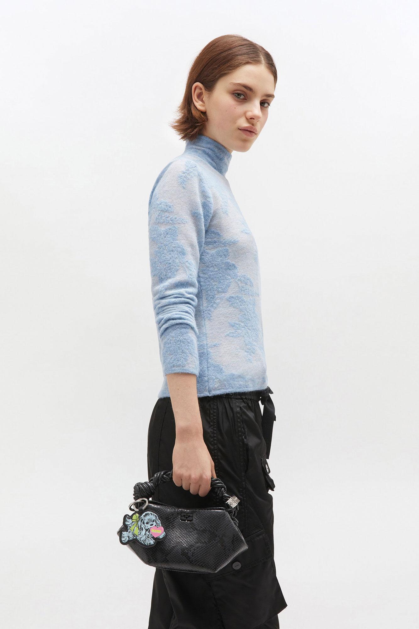 Black Snake Mini GANNI Bou Bag Product Image