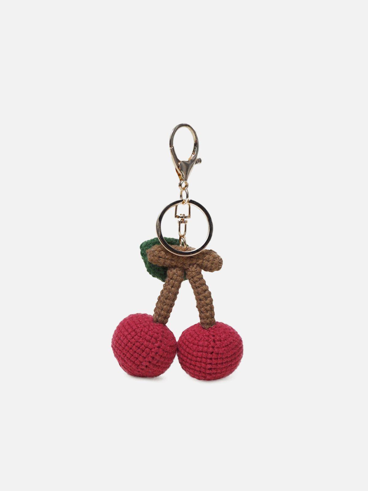 Crochet Cherry Keychain Product Image