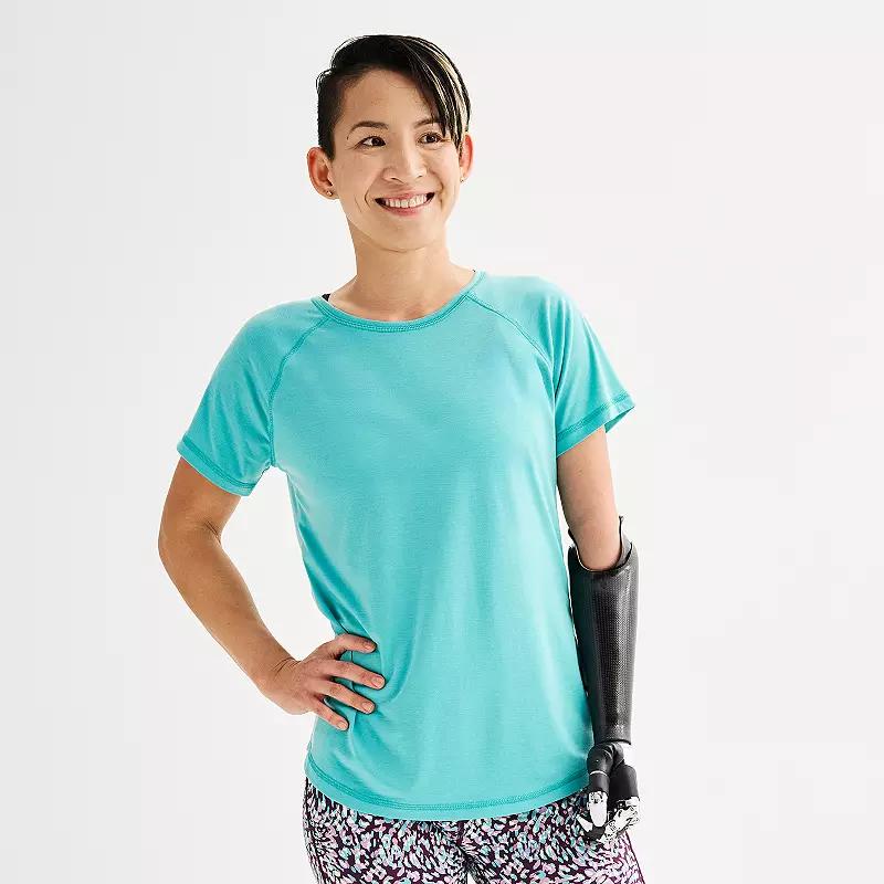 Women's Tek Gear® Adaptive Essential Core Raglan Tee,  Product Image