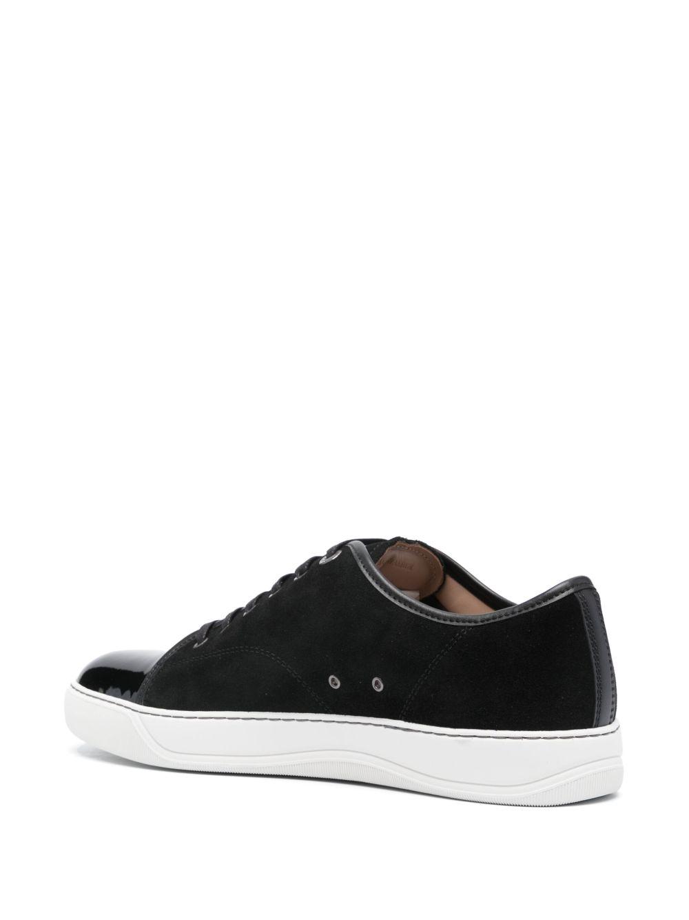 Black DBB1 Suede & Patent Leather Sneakers Product Image