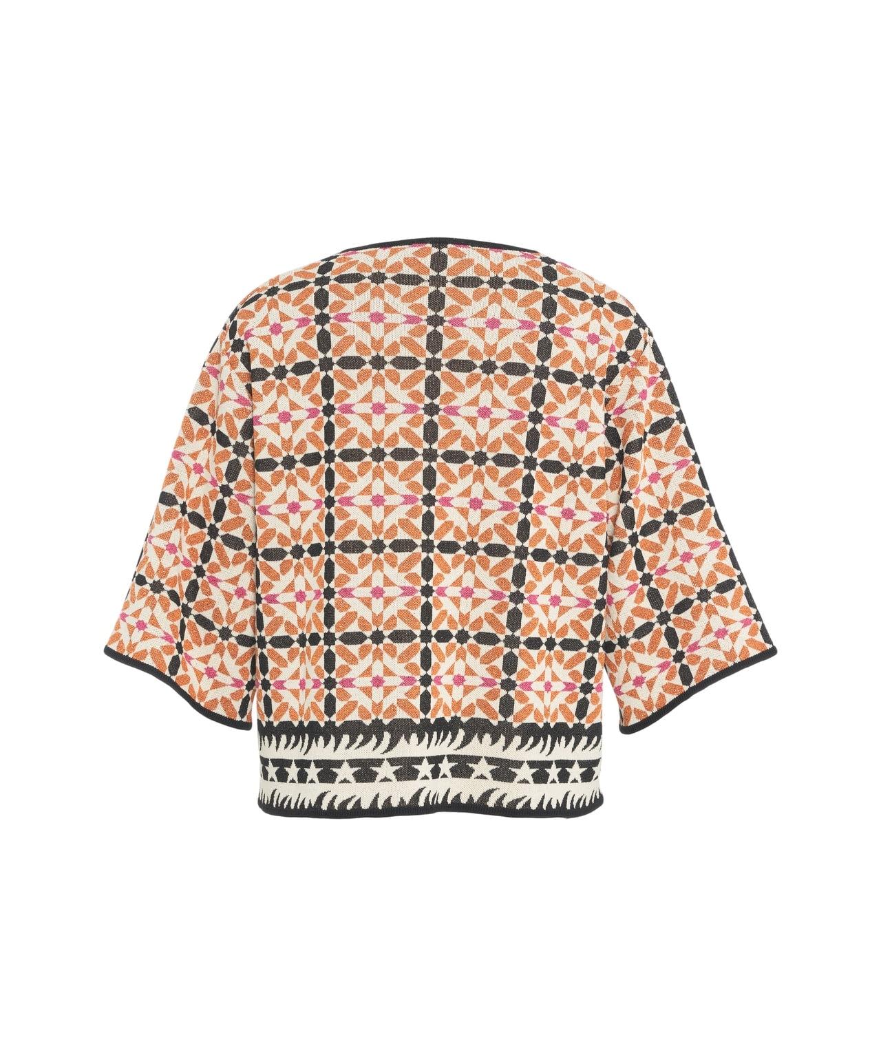 Lurex jacquard blouse Product Image