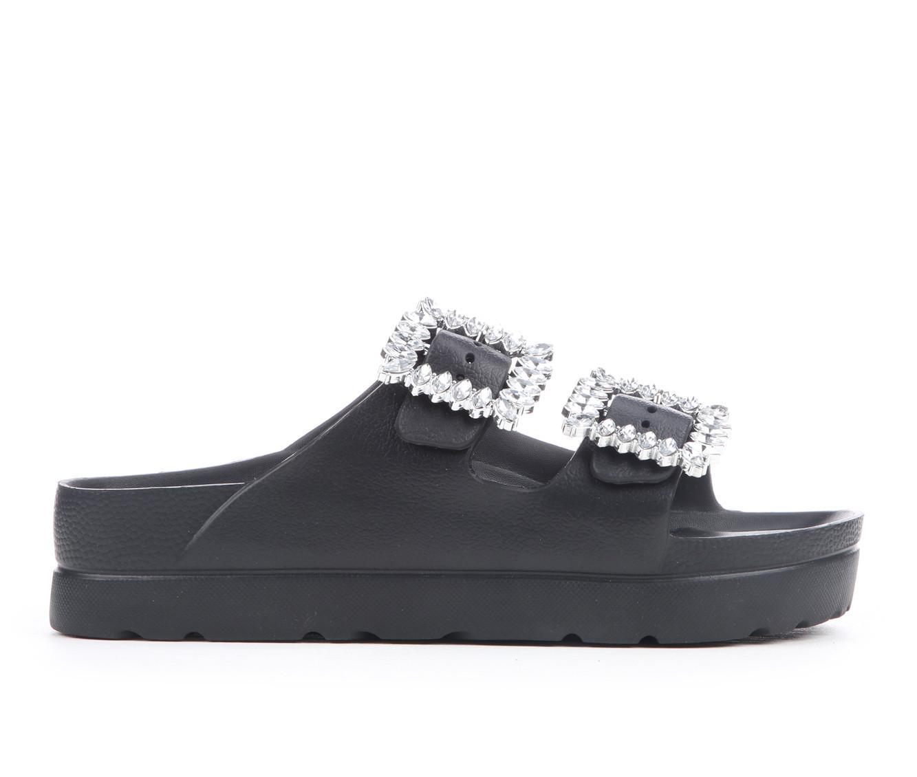 Women's MIA Kiana Rhinestone Platform Sandals Product Image