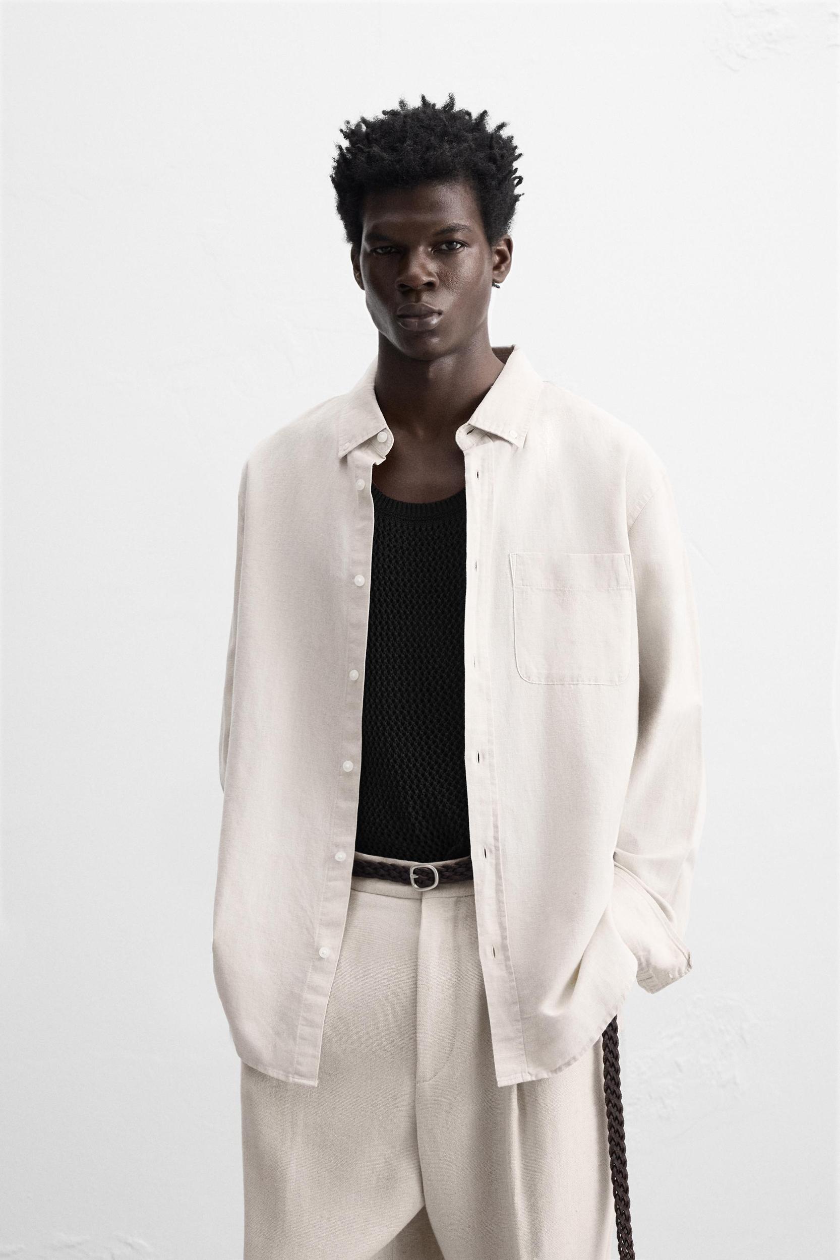 LINEN - COTTON SHIRT Product Image