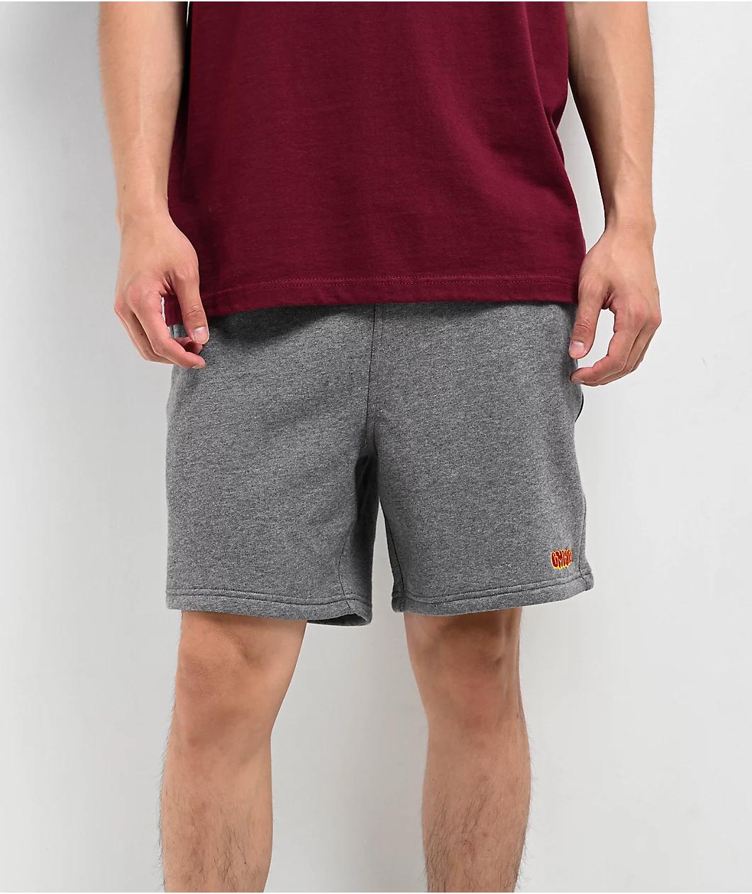 Empyre Zephyr Grey Sweat Shorts Product Image