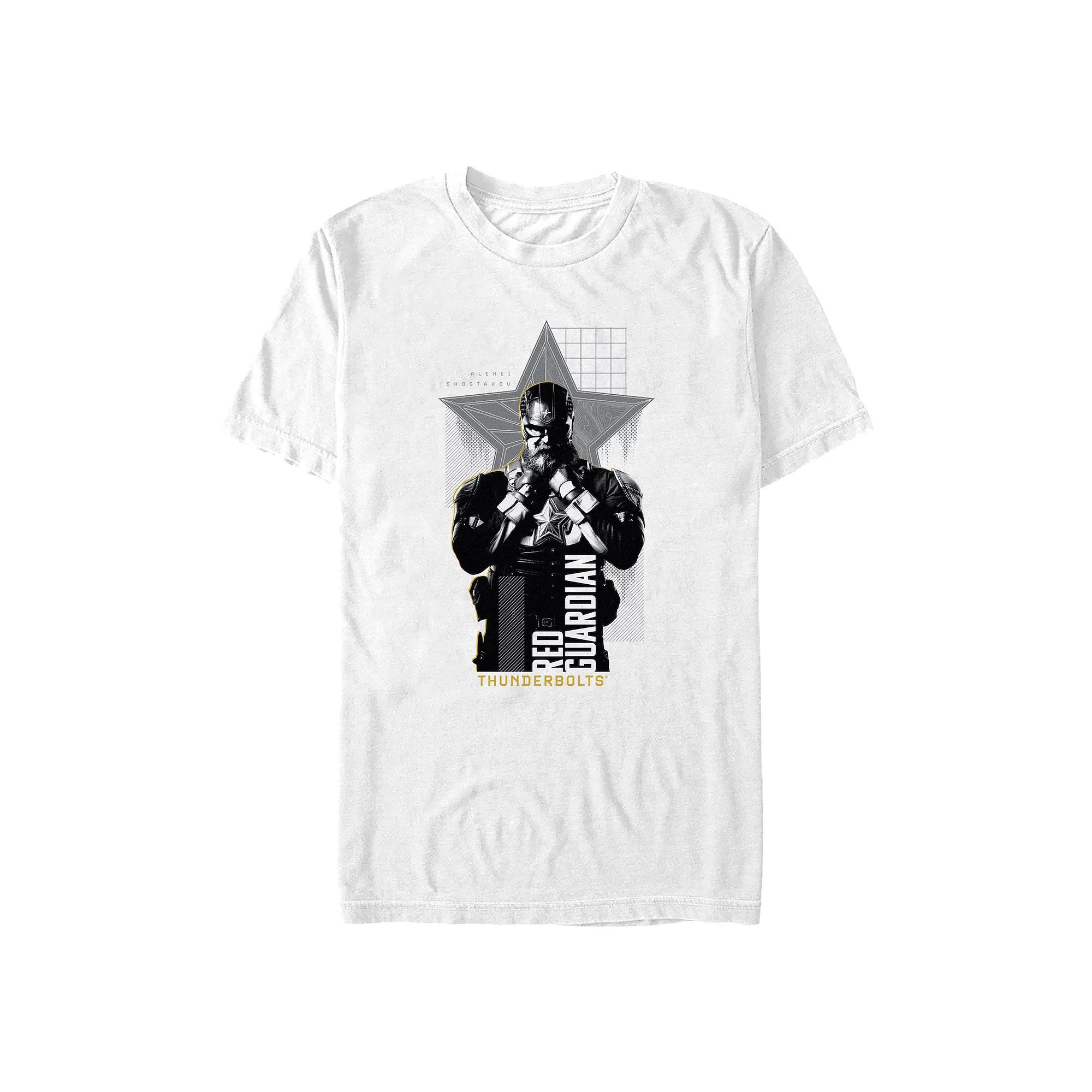 Men's Marvel Thunderbolts Red Guardian Poster Graphic Tee,  Product Image