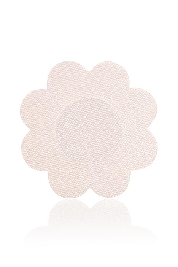  set of 4 beige flower nipple covers Product Image