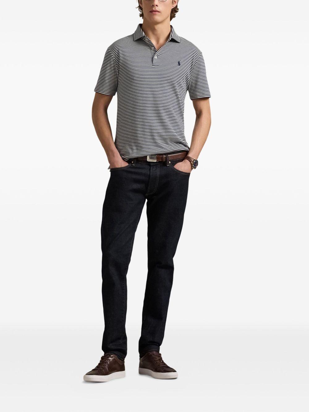 striped polo shirt Product Image