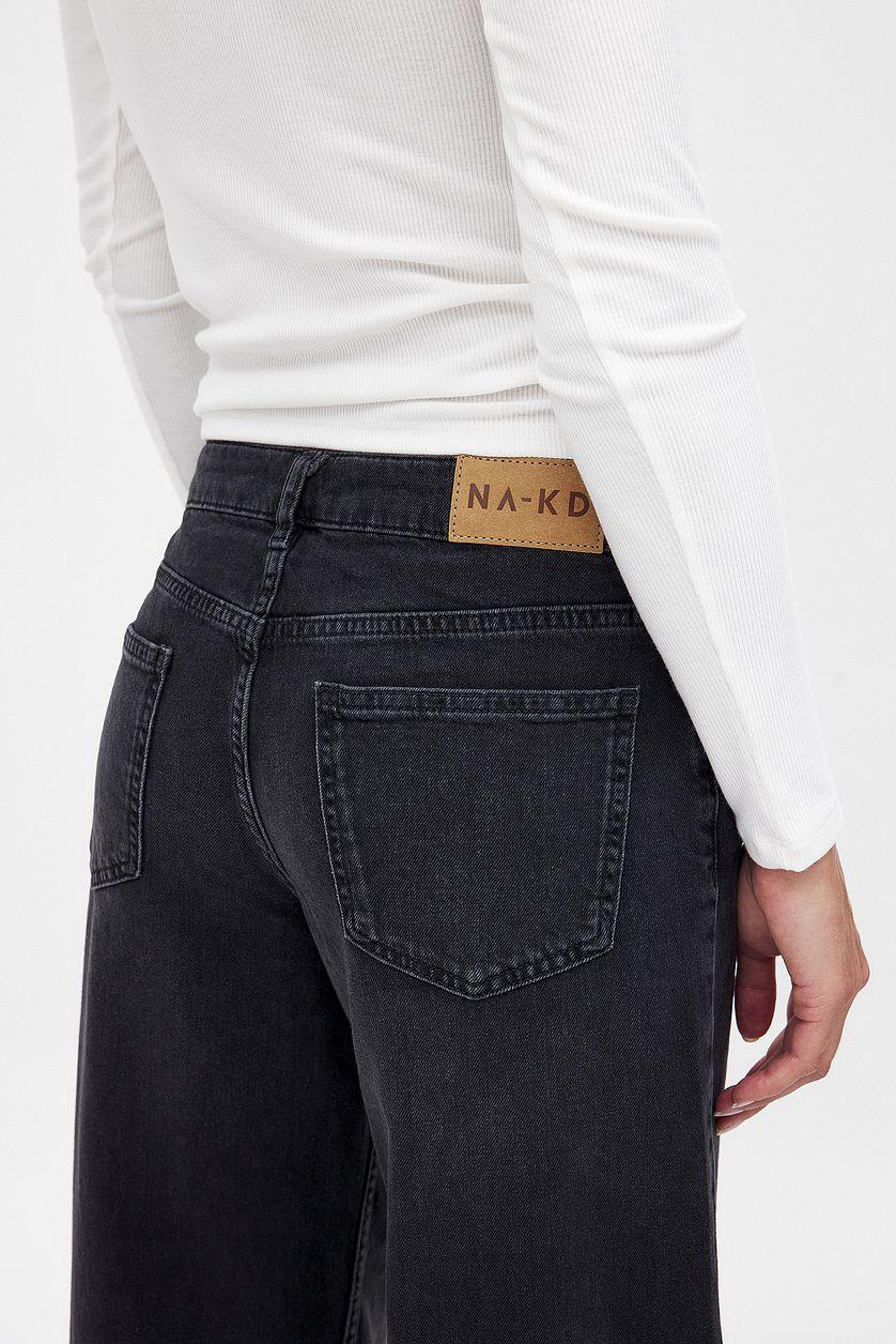 Low Waist Wide Leg Denim Product Image