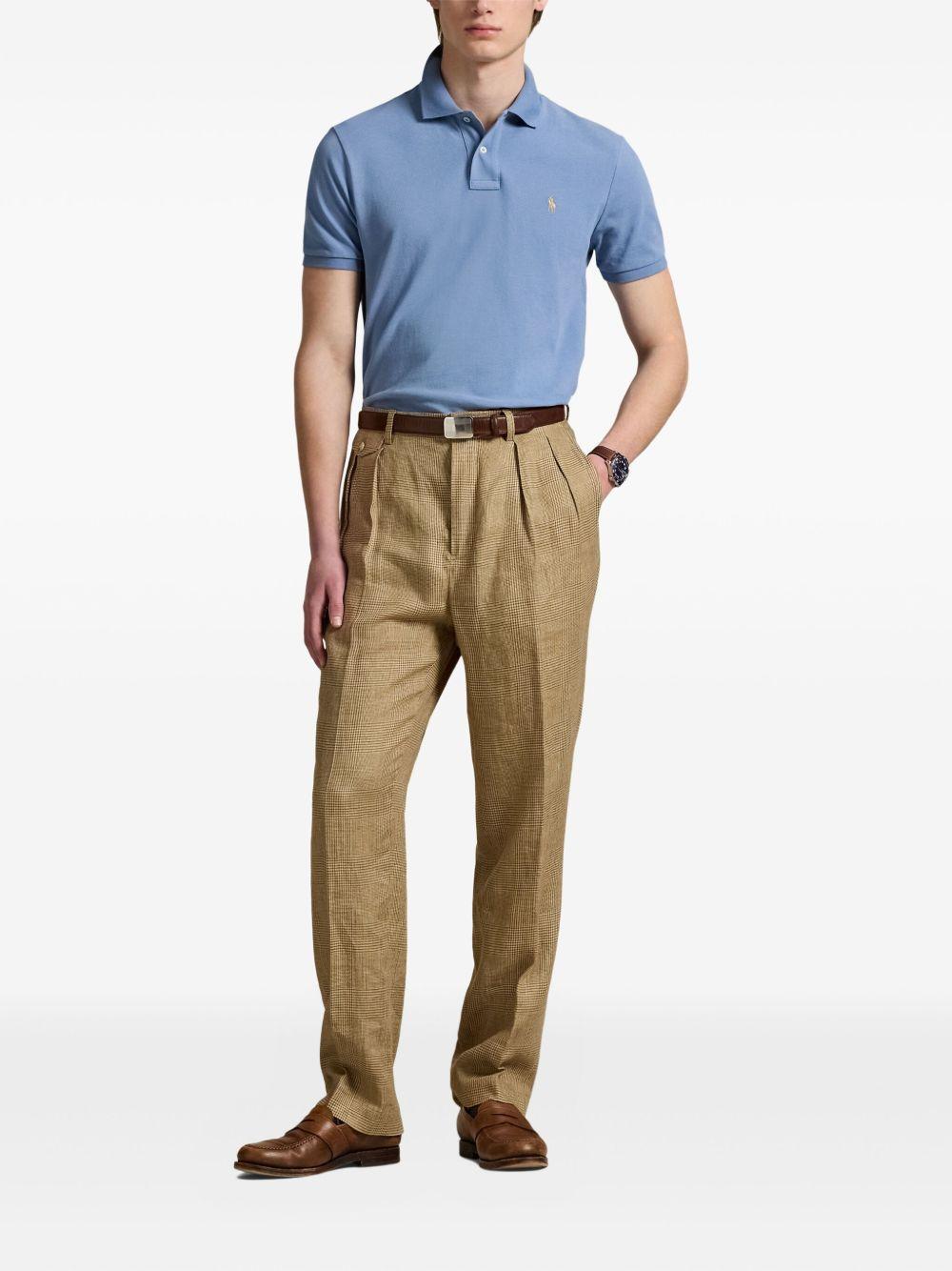 embroidered-logo polo shirt Product Image