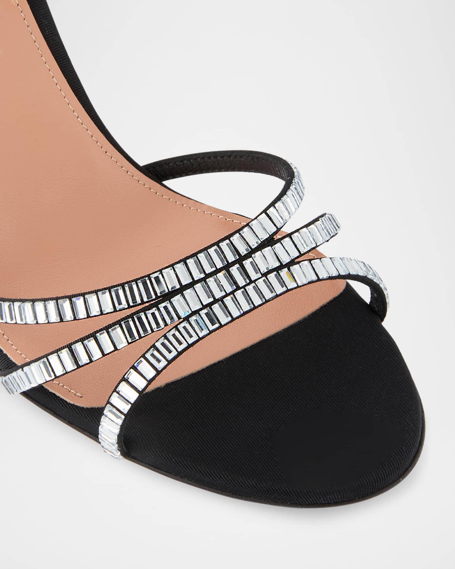 Memoire Crystal Grosgrain Halter Sandals Product Image