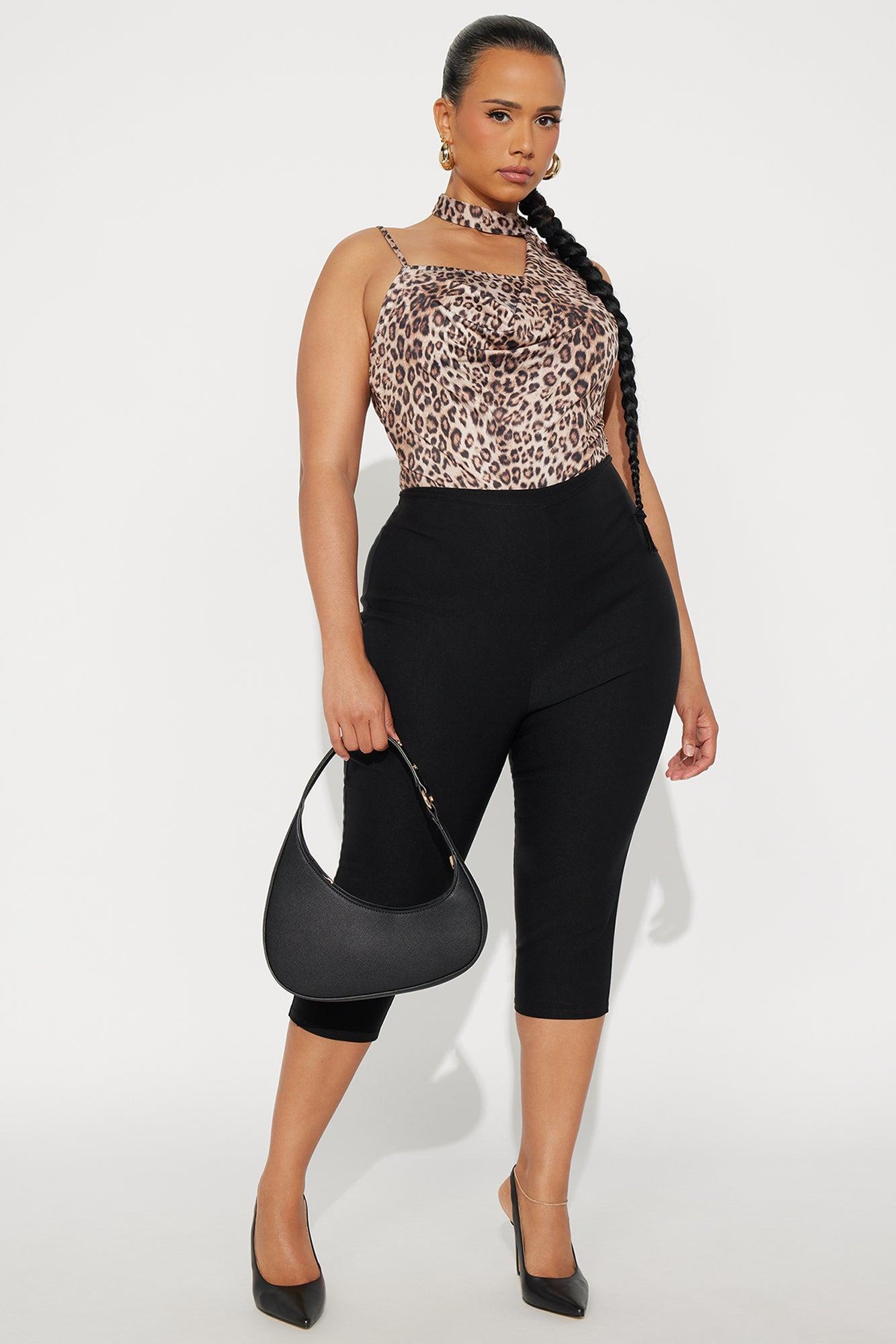 Katia Leopard High Neck Bodysuit - Leopard Female Product Image