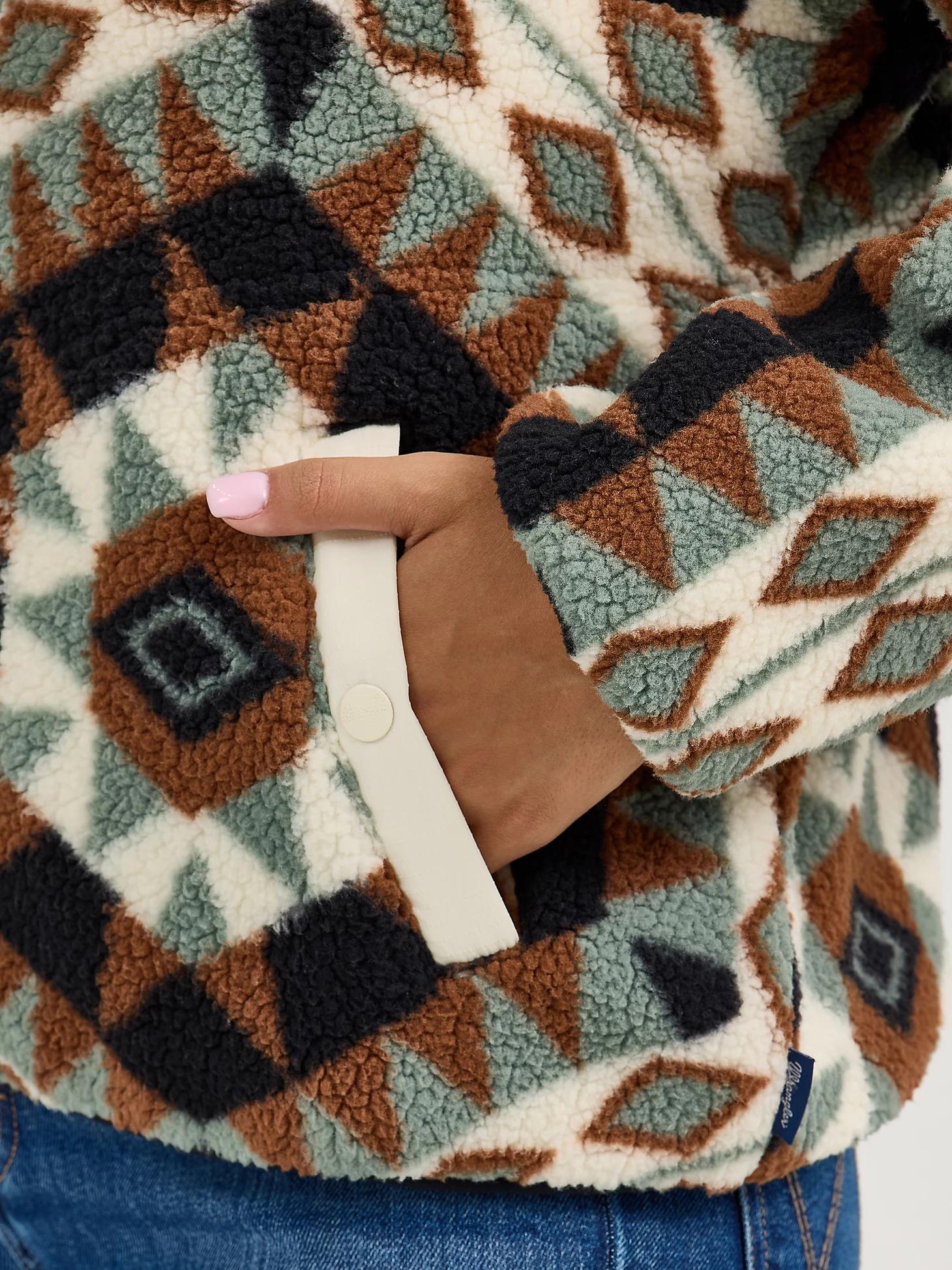 Women's Wrangler Retro® Half-Snap Sherpa Pullover Product Image