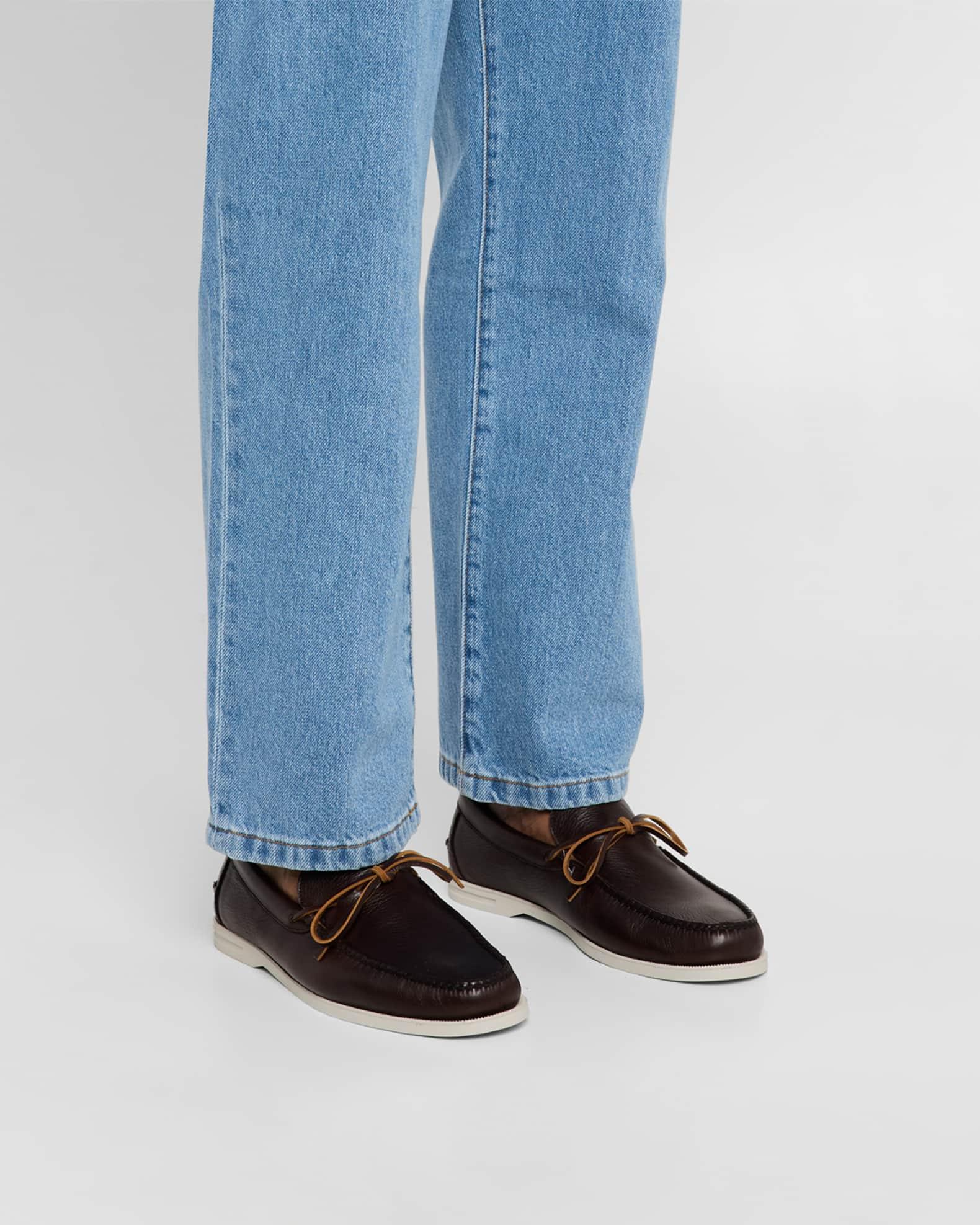 Men's Excursionist Leather Boat Shoes Product Image