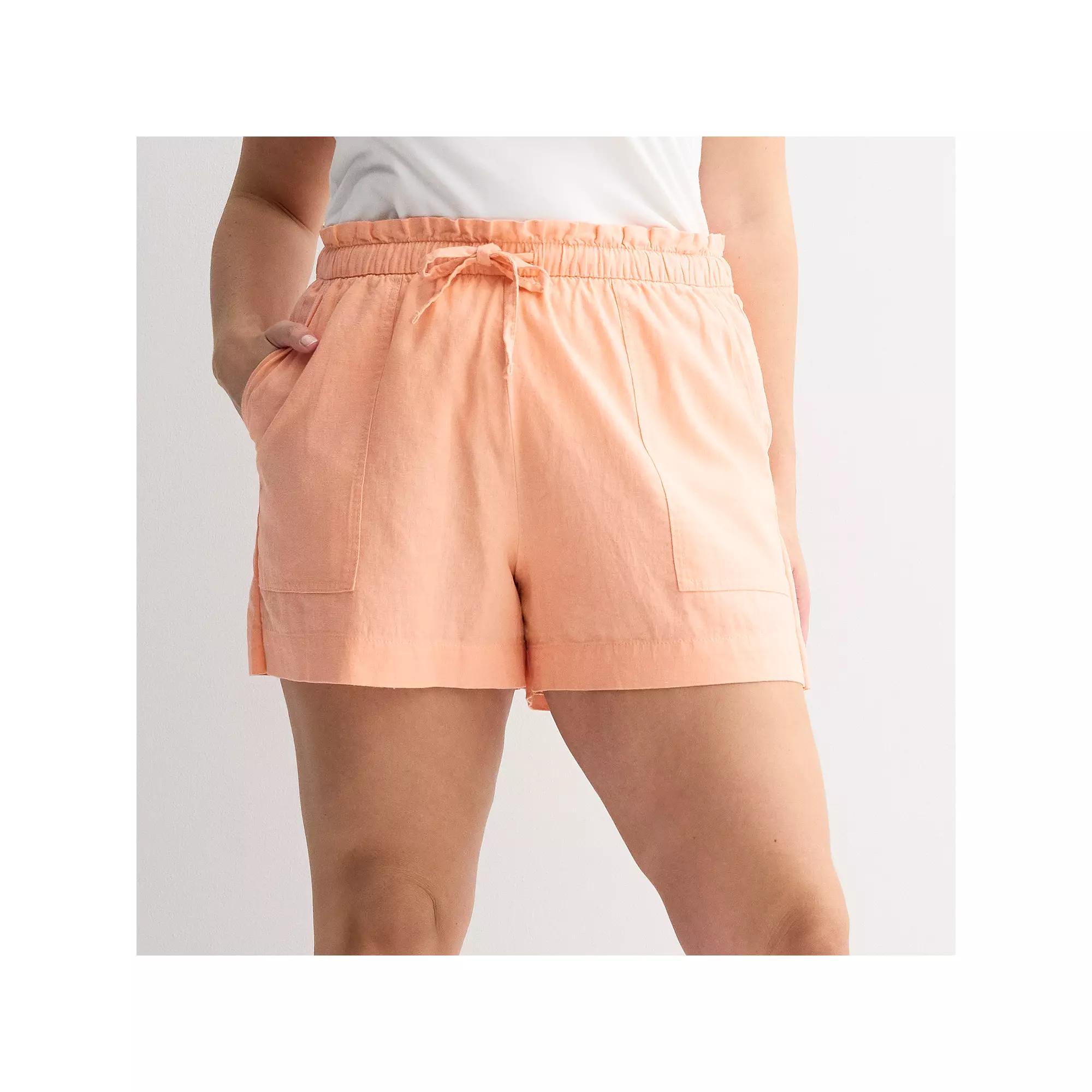 Plus Size Sonoma Goods For Life® Femme Shorts, Women's, Size: 1XL, Valen River Product Image