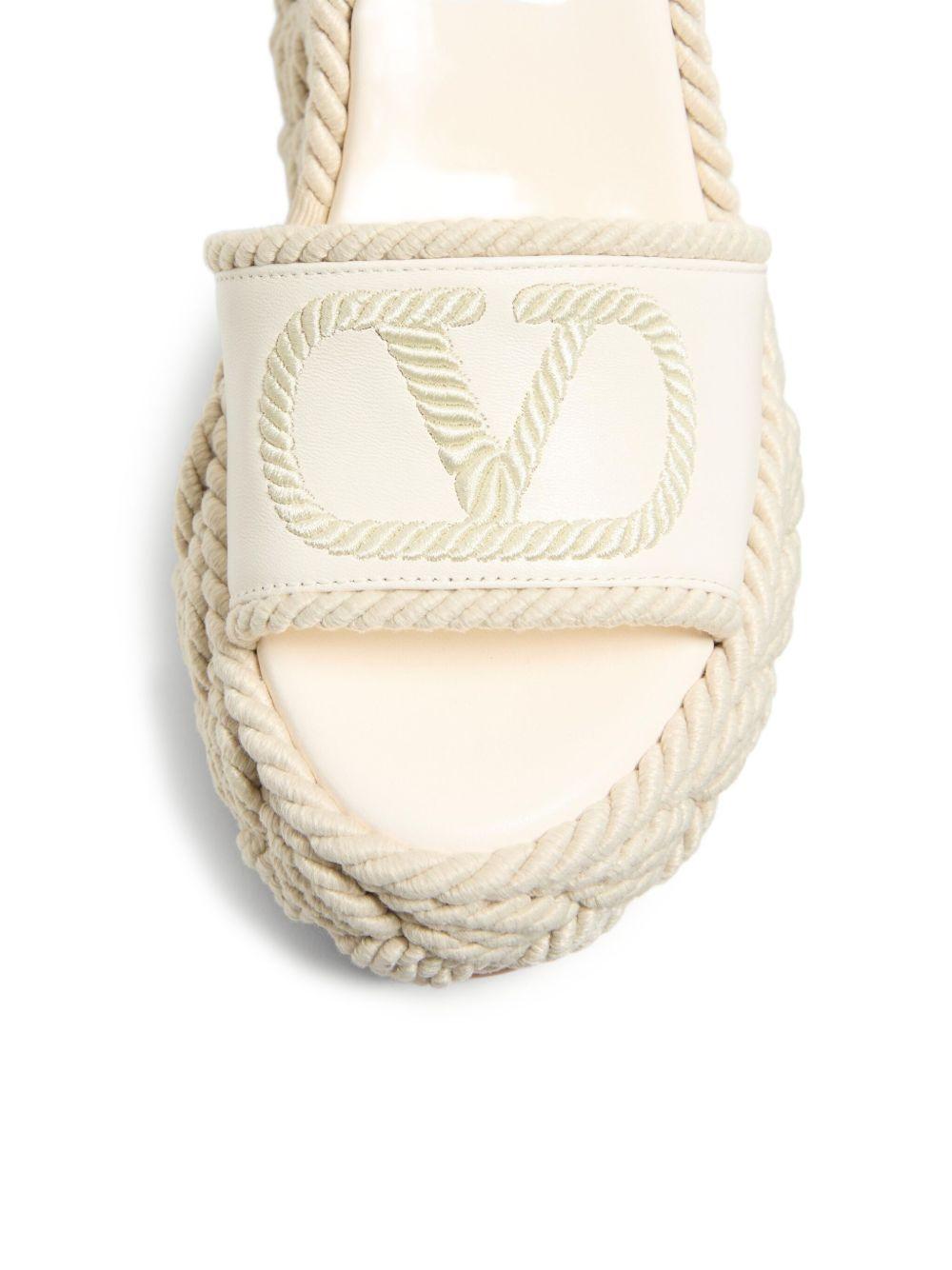 130mm VLogo Torchon wedge sandals Product Image