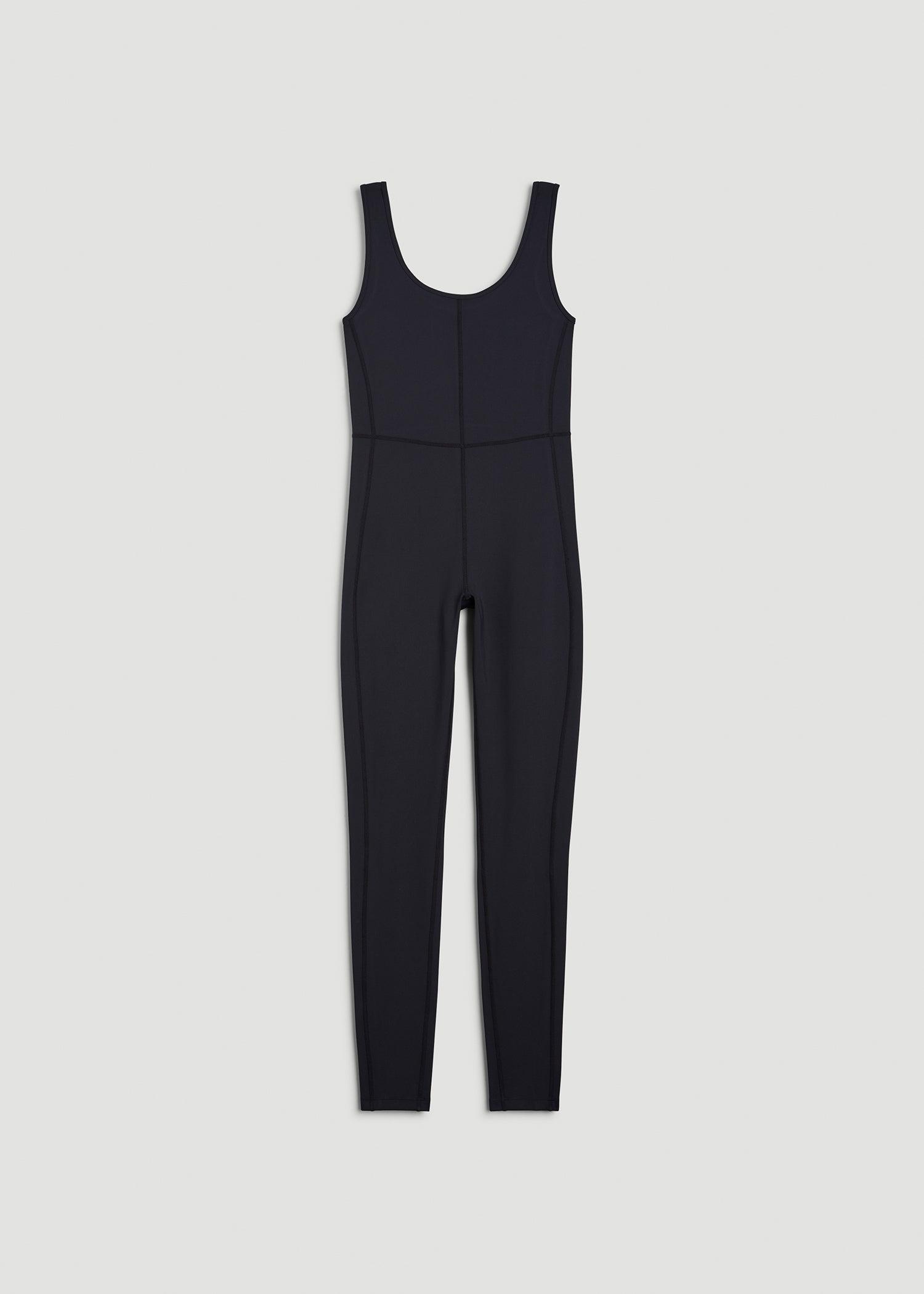 Balance Scoop Neck Jumpsuit for Tall Women in Black Female Product Image