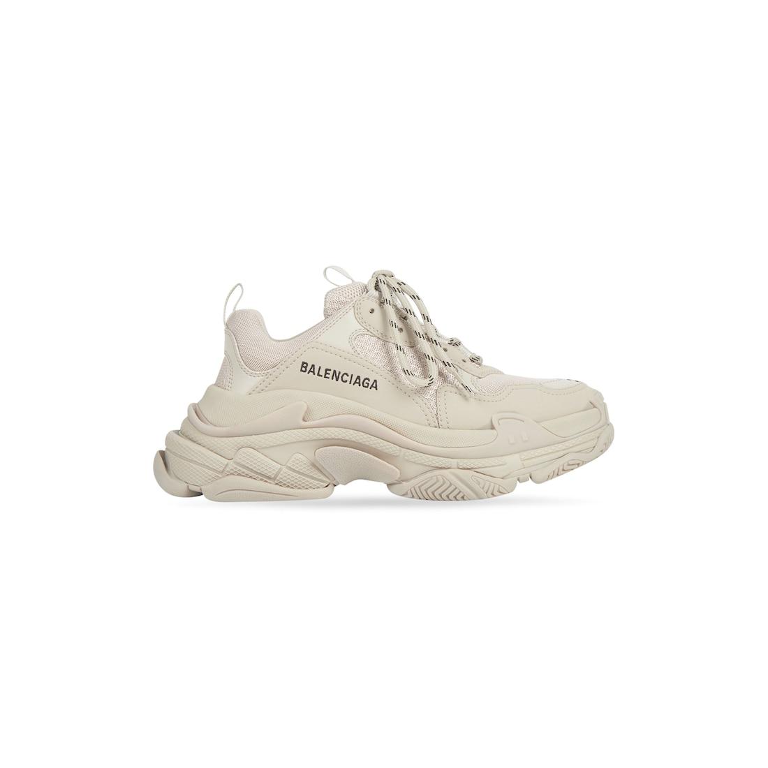 Women's Triple S Sneaker in Beige Product Image