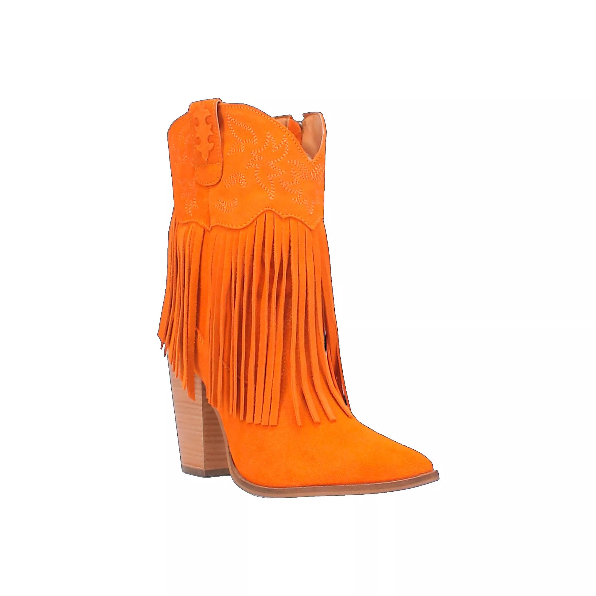 Dingo Crazy Train Women's Ankle Boots, Size: 8.5, Camel Product Image