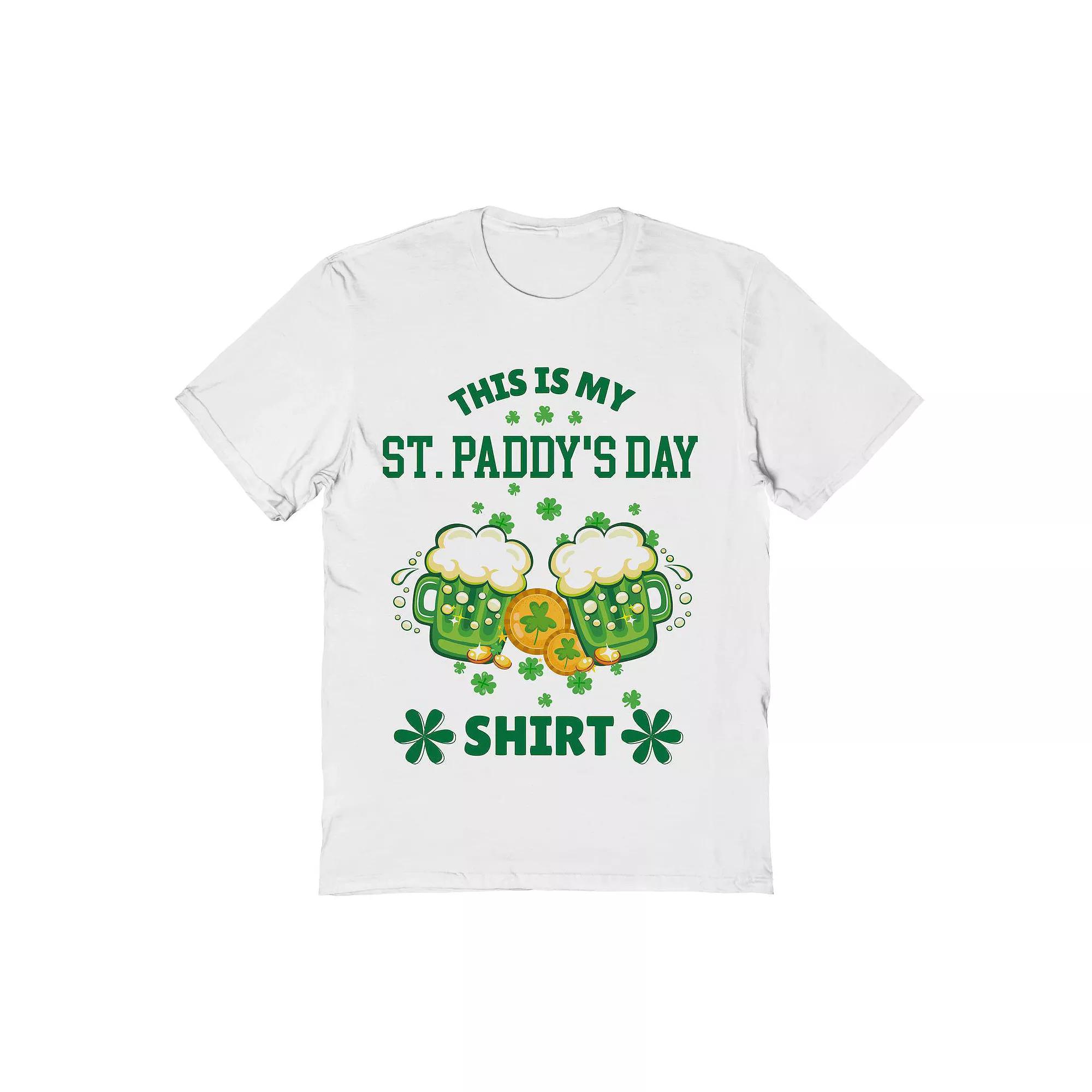 Men's This Is My Drinking Shirt St. Patrick's Day Graphic Tee, Adult Unisex,  Product Image