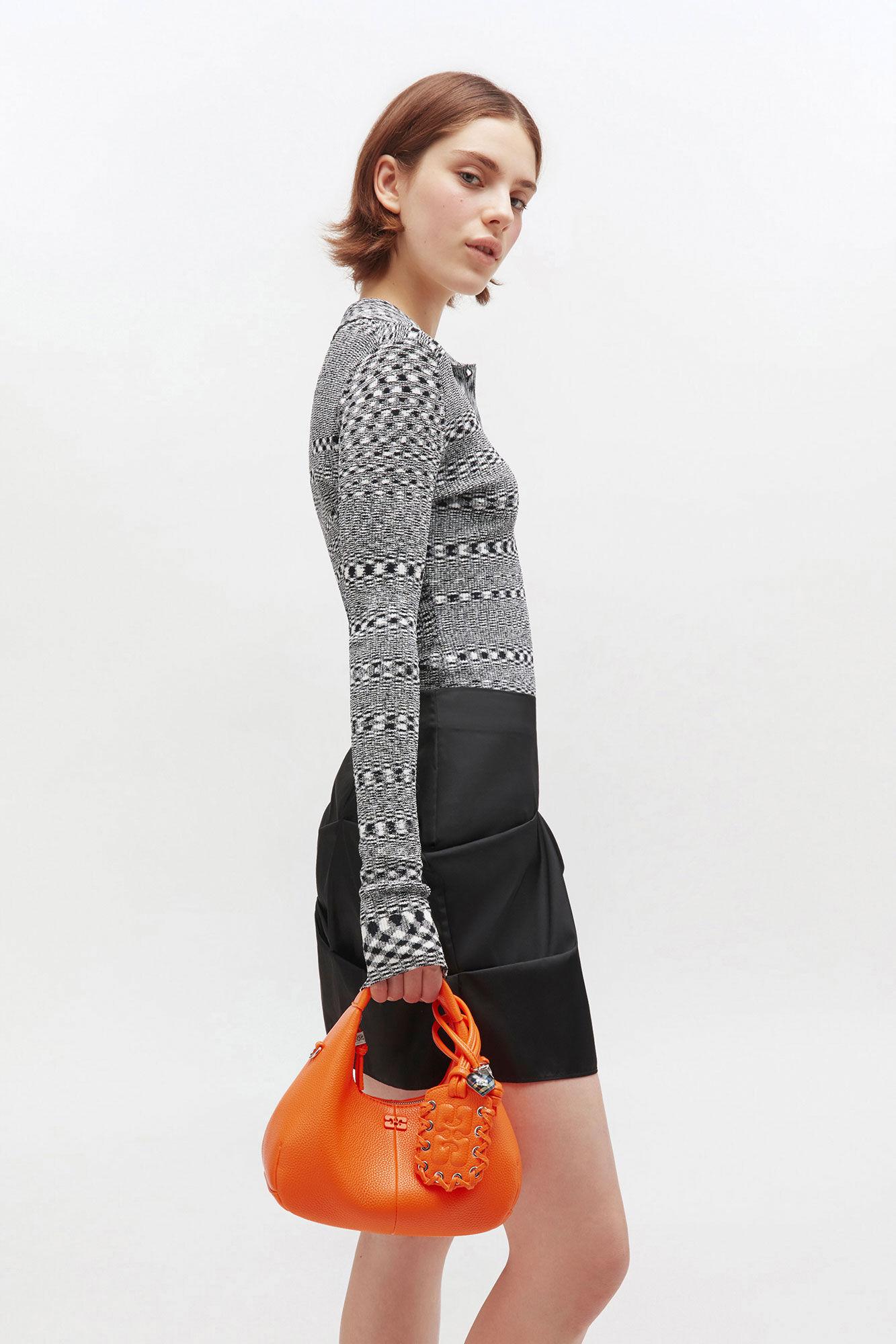 Orange Mini Hobo Bag Product Image