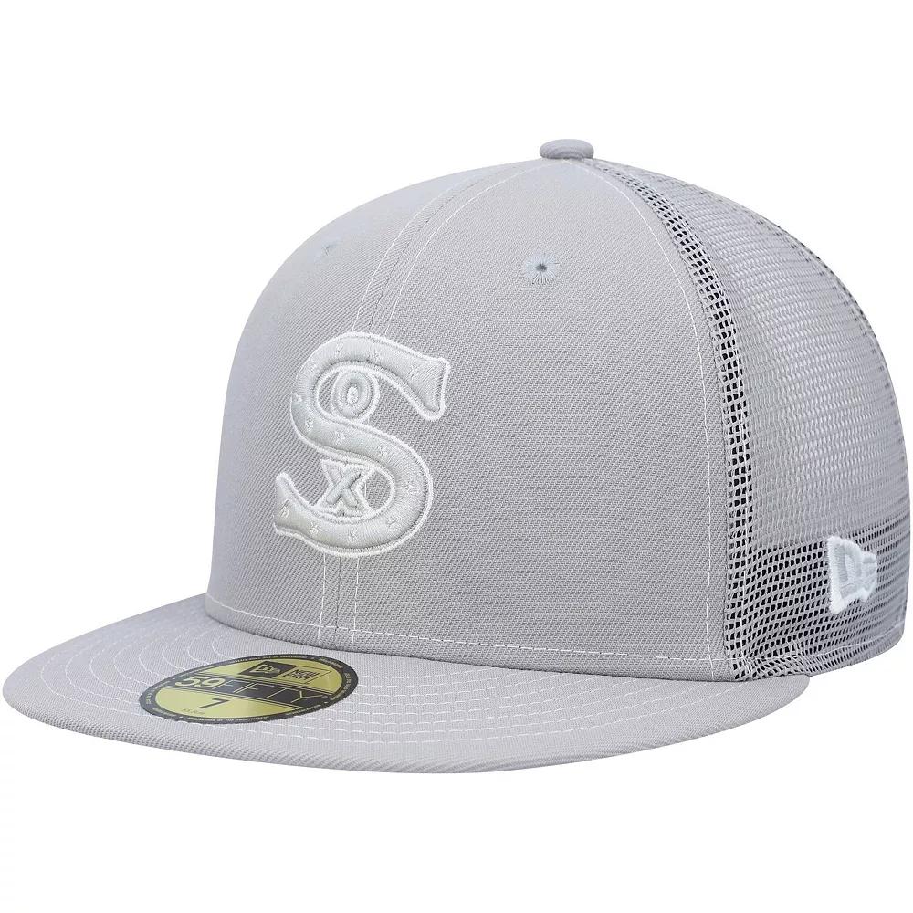 Men's New Era Gray Chicago White Sox 2023 On-Field Batting Practice 59FIFTY Fitted Hat,  Product Image
