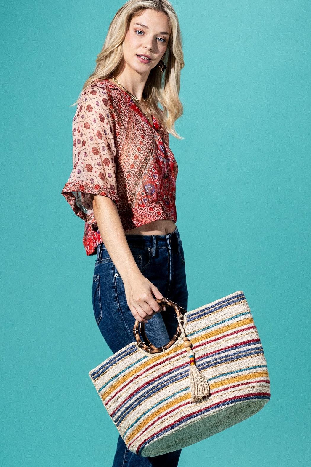 Bamboo Jute Bag Product Image