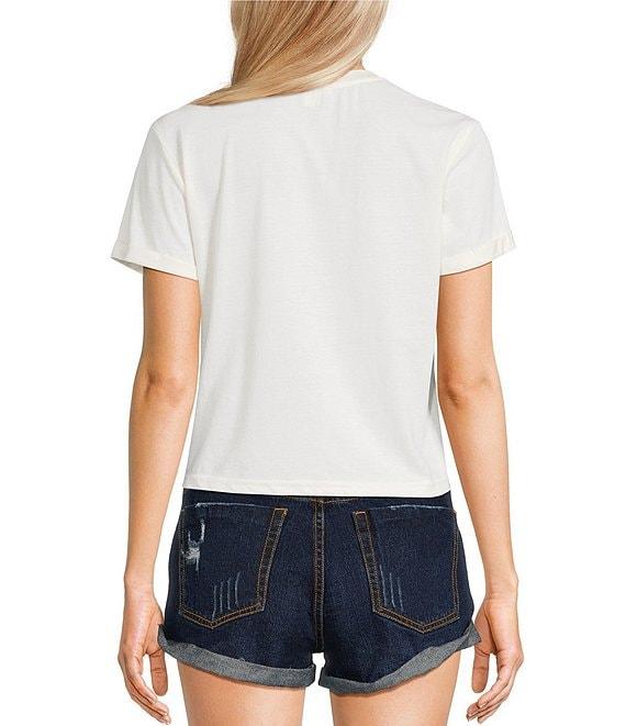 GB Knit Blue Bronco Graphic T-Shirt Product Image