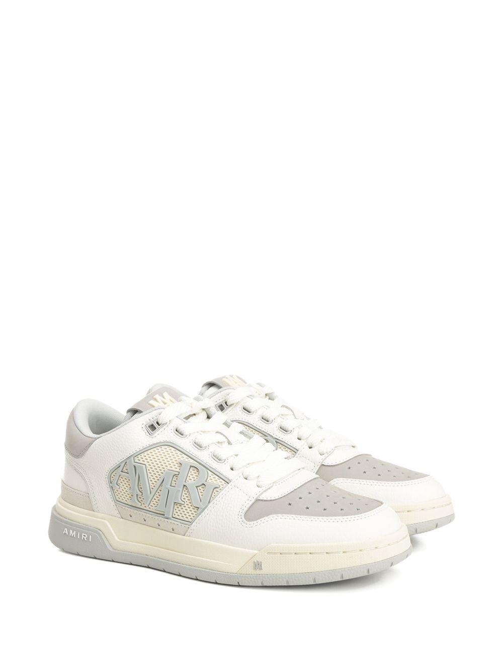 logo-detail leather lace-up low-top sneakers Product Image