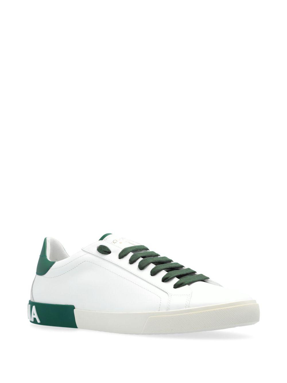 Portofino leather lace-up sneakers Product Image