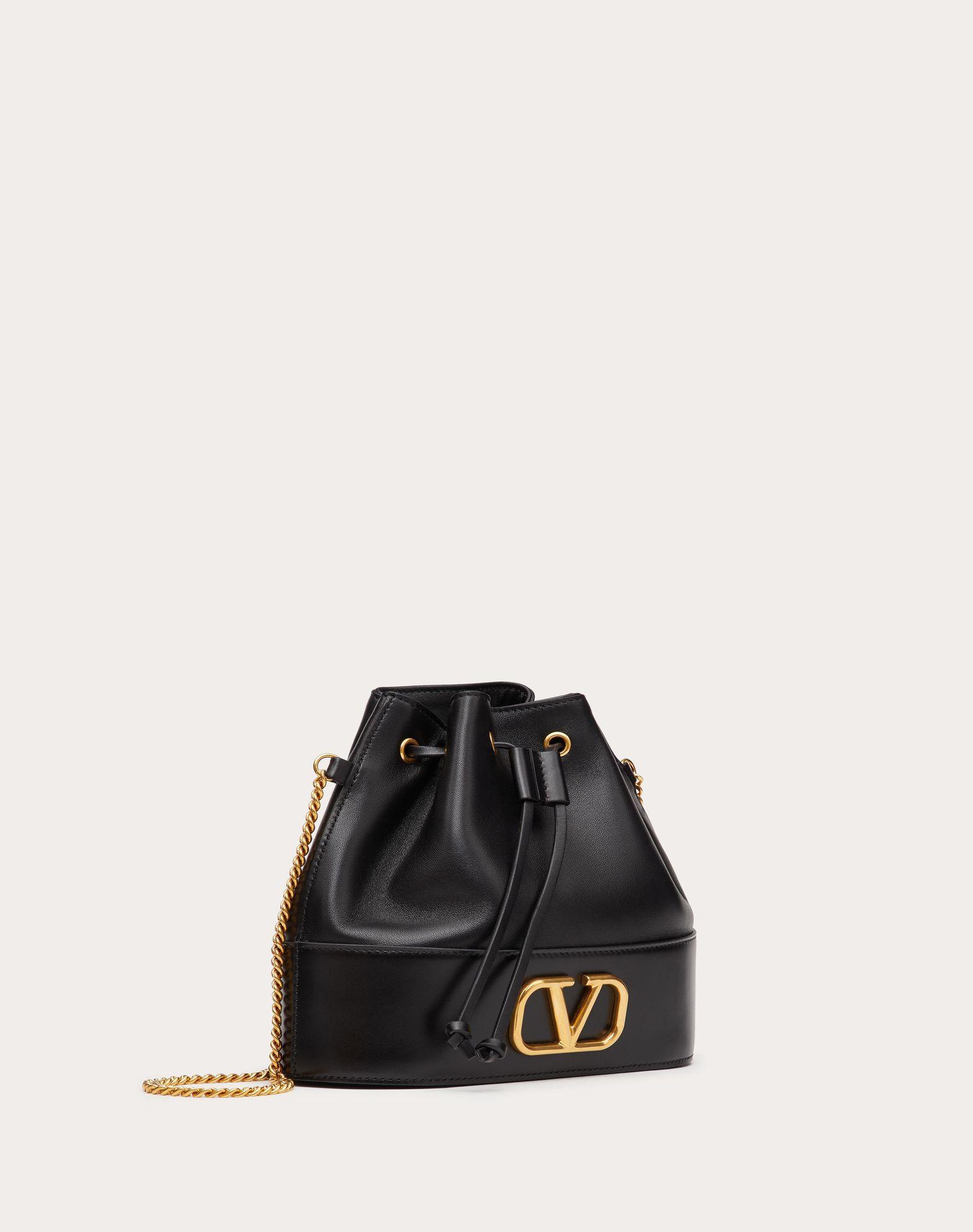 Mini Bucket Bag In Nappa With Vlogo Signature Chain Product Image