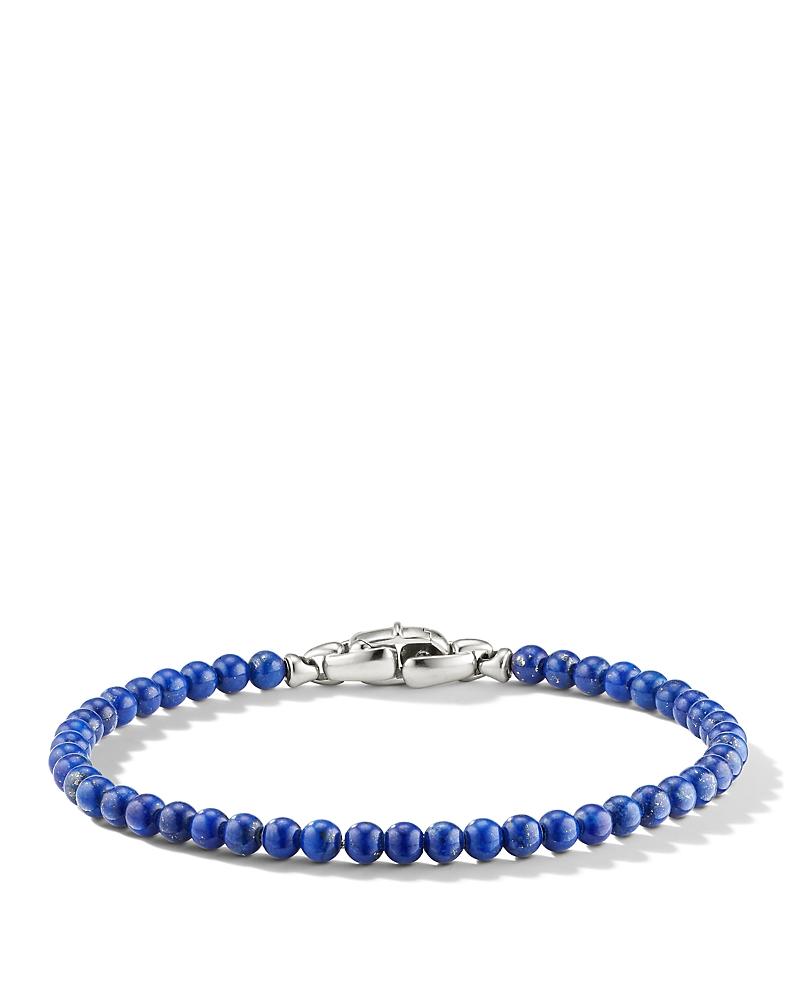 Mens Spiritual Beads Bracelet Lapis - Product Image