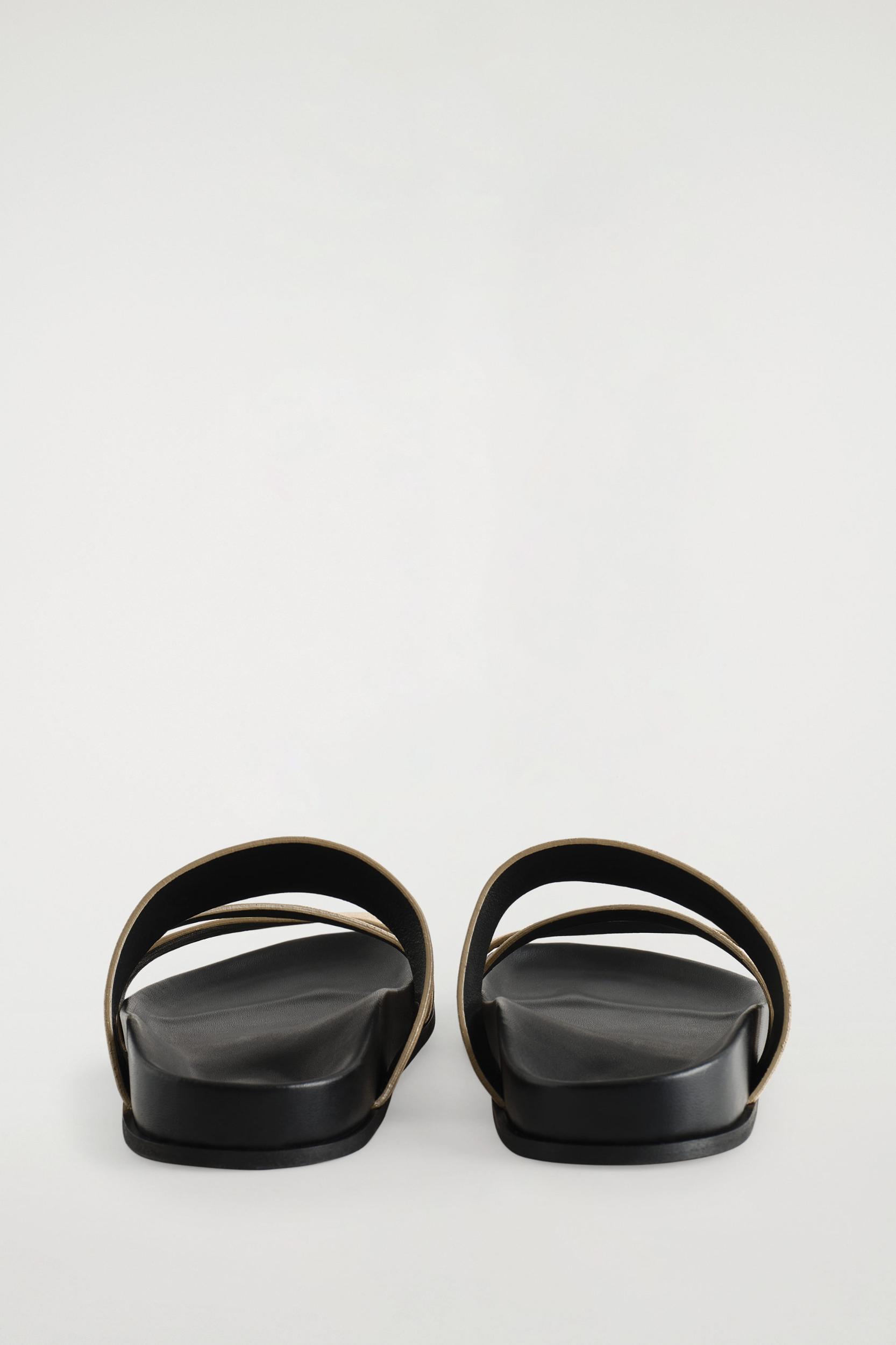 MULTI-STRAP SUEDE SANDALS Product Image